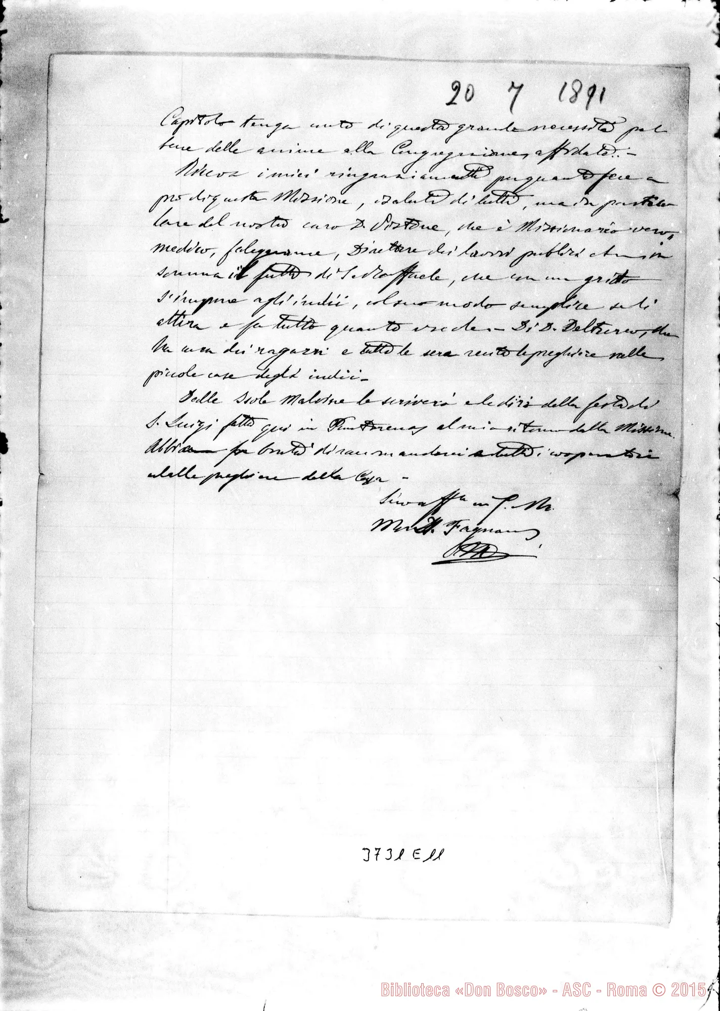 Fotogramma E 11 — « « Puntarenas, 20-07-1891