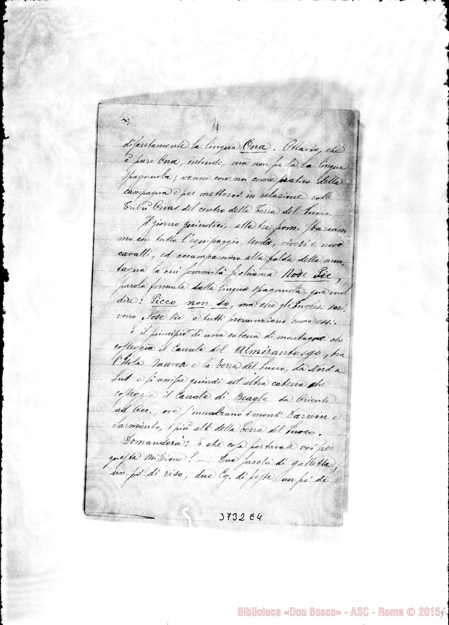Fotogramma E 4 — « « Puntarenas, 17-03-1893 Con trascrizione