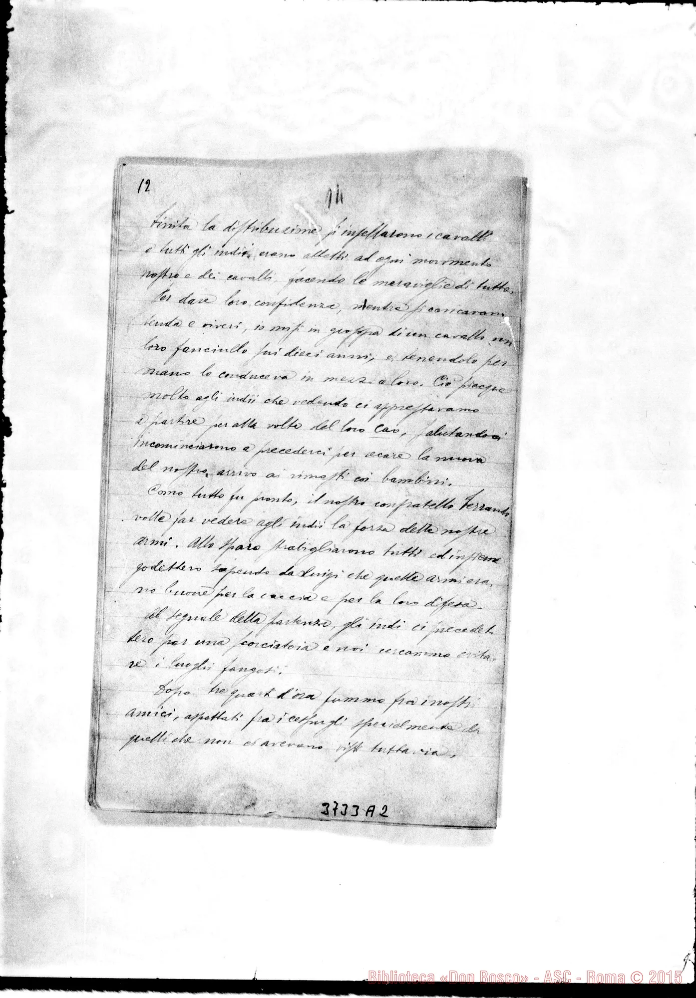 Fotogramma A 2 — « « Puntarenas, 17-03-1893 Con trascrizione