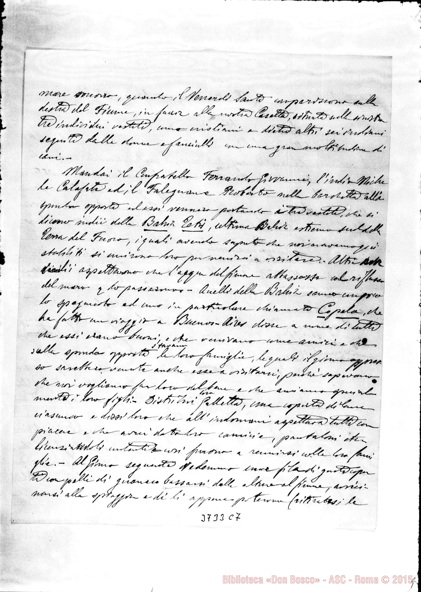 Fotogramma C 7 — « « Puntarenas, 30-04-1894 Autogr. Rua