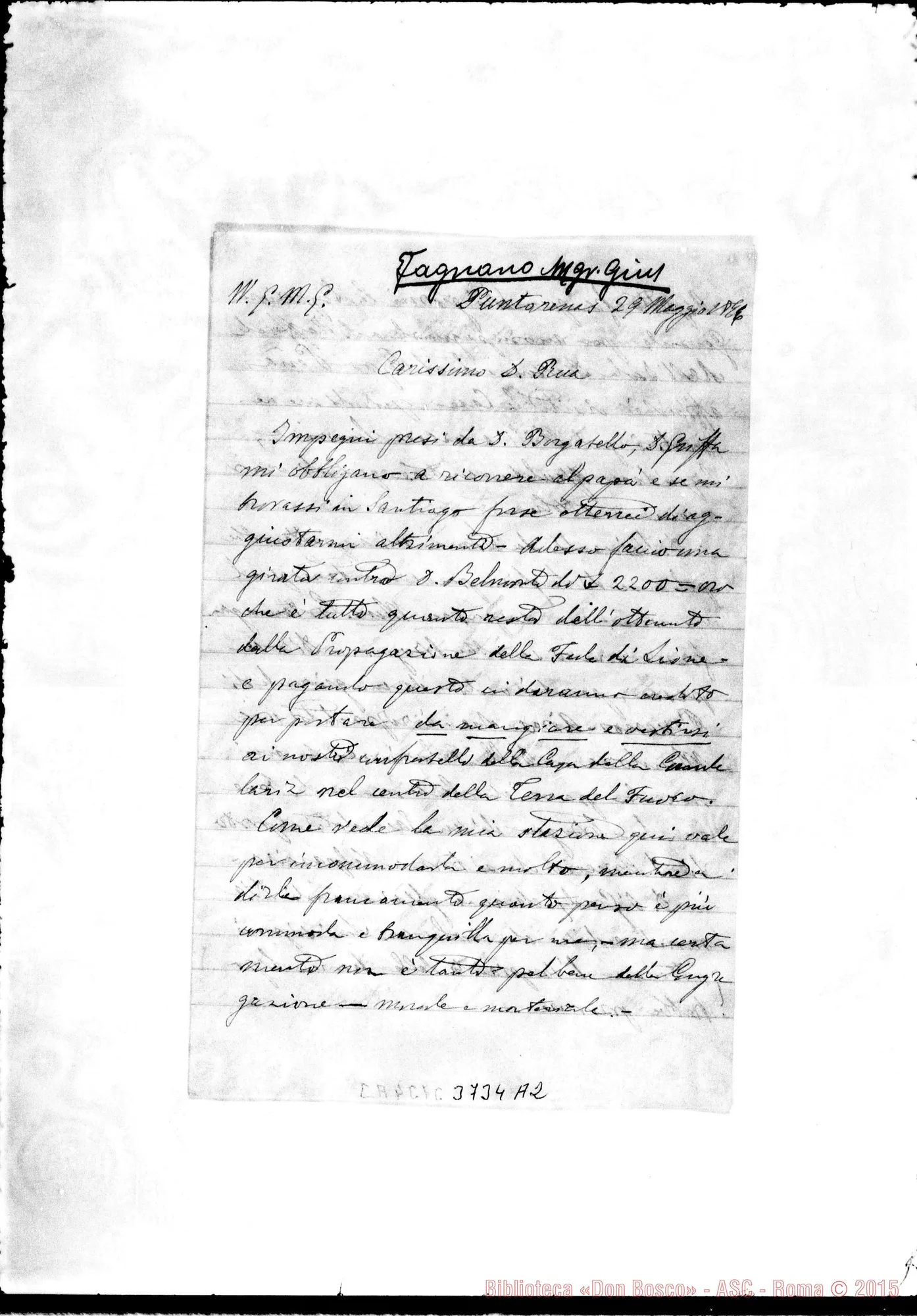 Fotogramma A 2 — « « Puntarenas, 29-05-1896