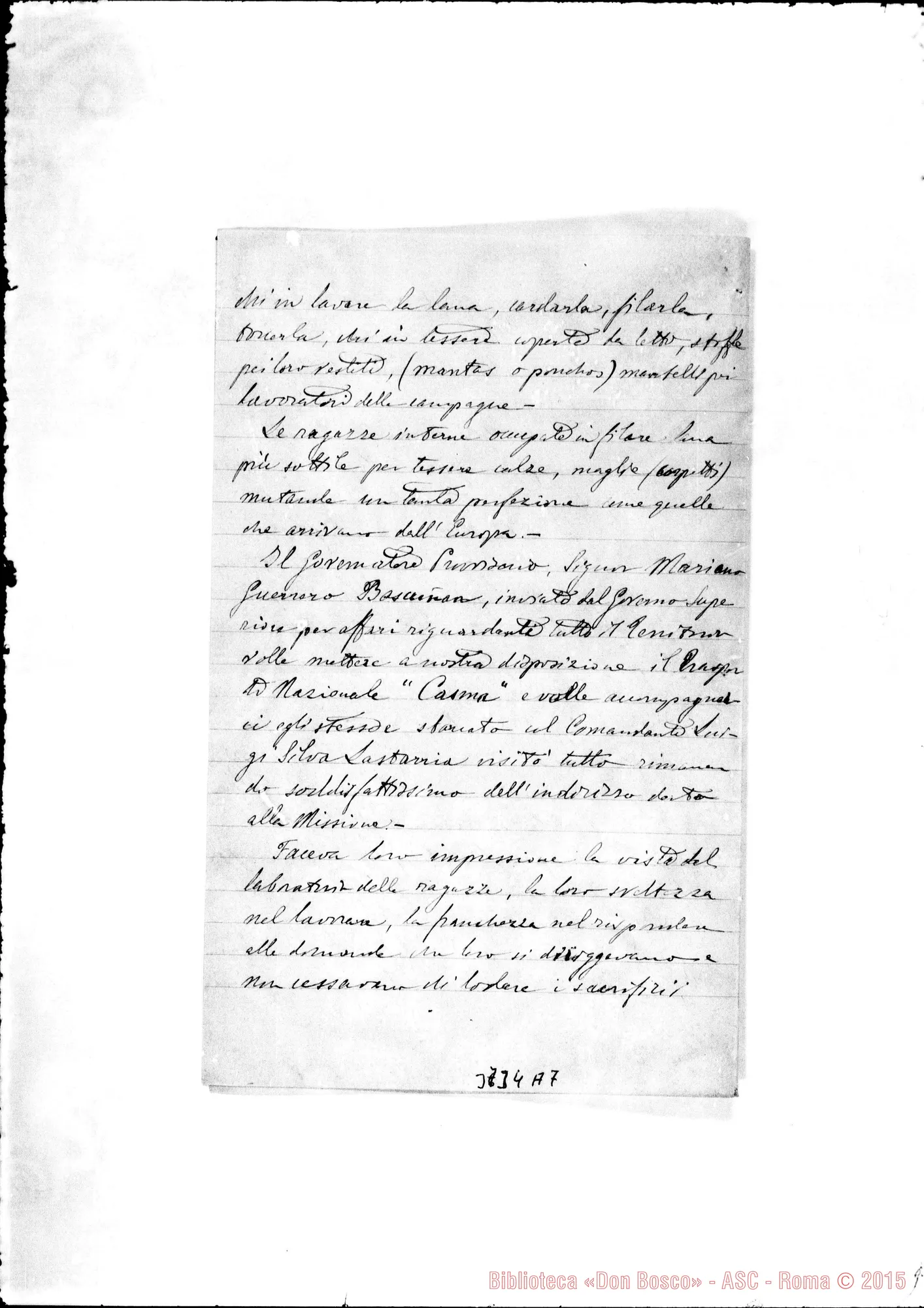 Fotogramma A 7 — « « Puntarenas, 10-04-1897