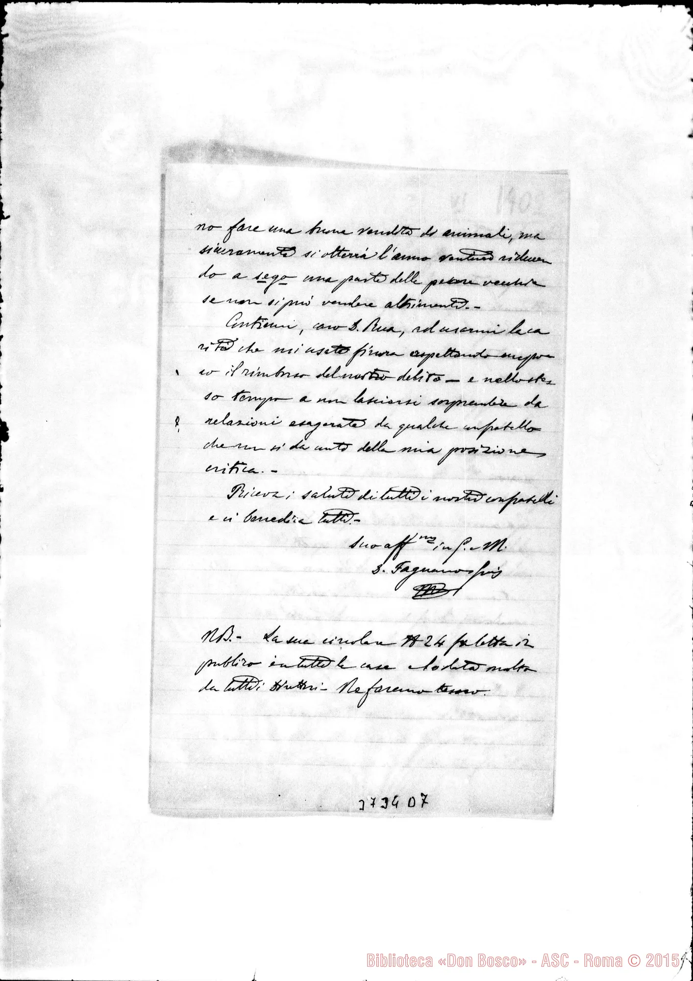 Fotogramma D 7 — « « Puntarenas, 21-06-1902 Autogr. Rua