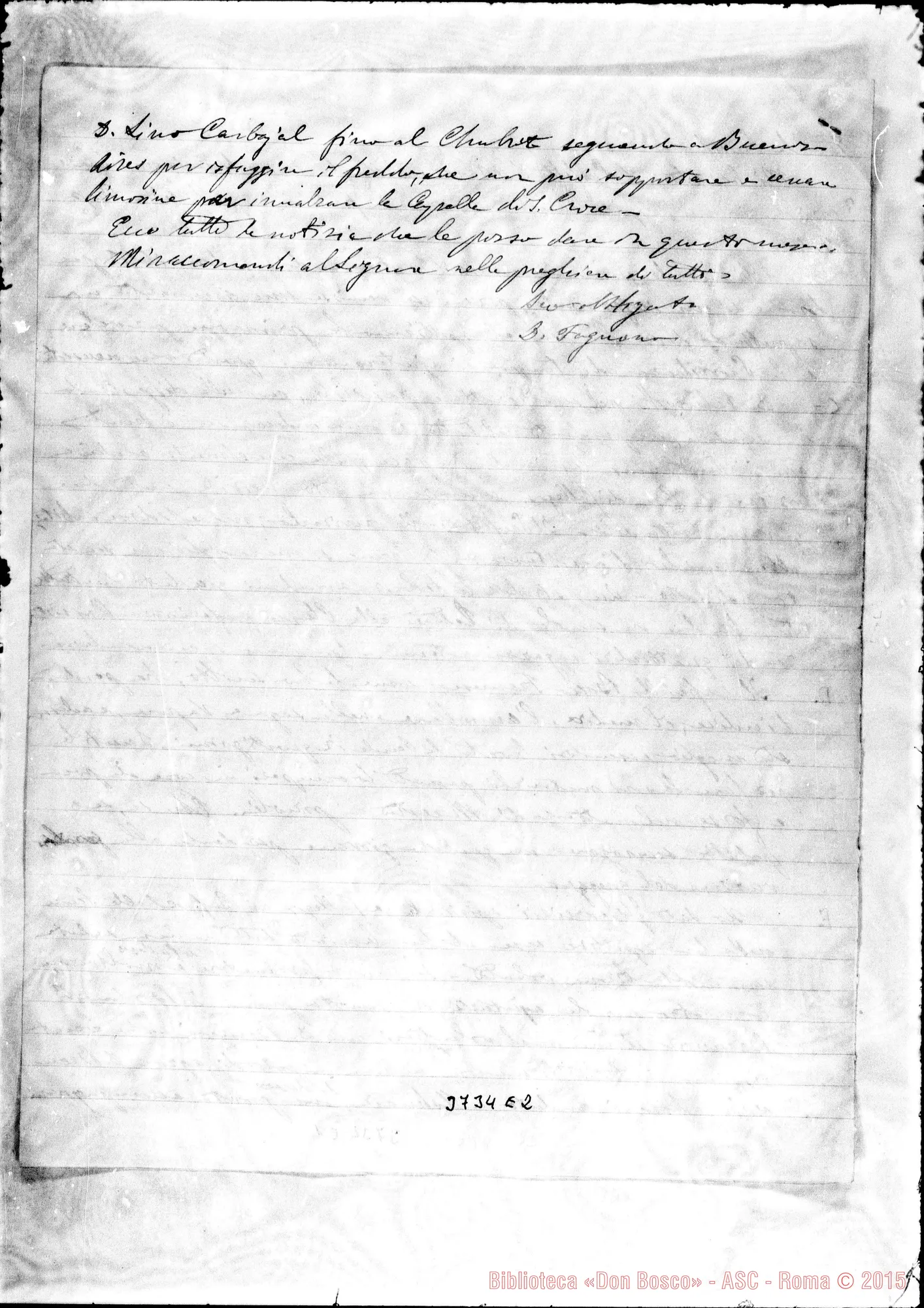 Fotogramma E 2 — « « Puntarenas, 25-06-1903 Autogr. Rua