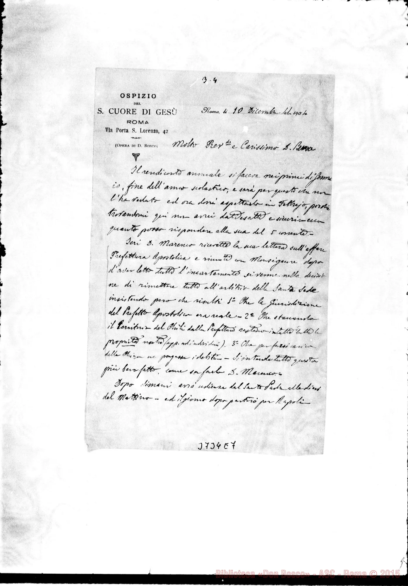 Fotogramma E 7 — « « Roma, 10-12-1904