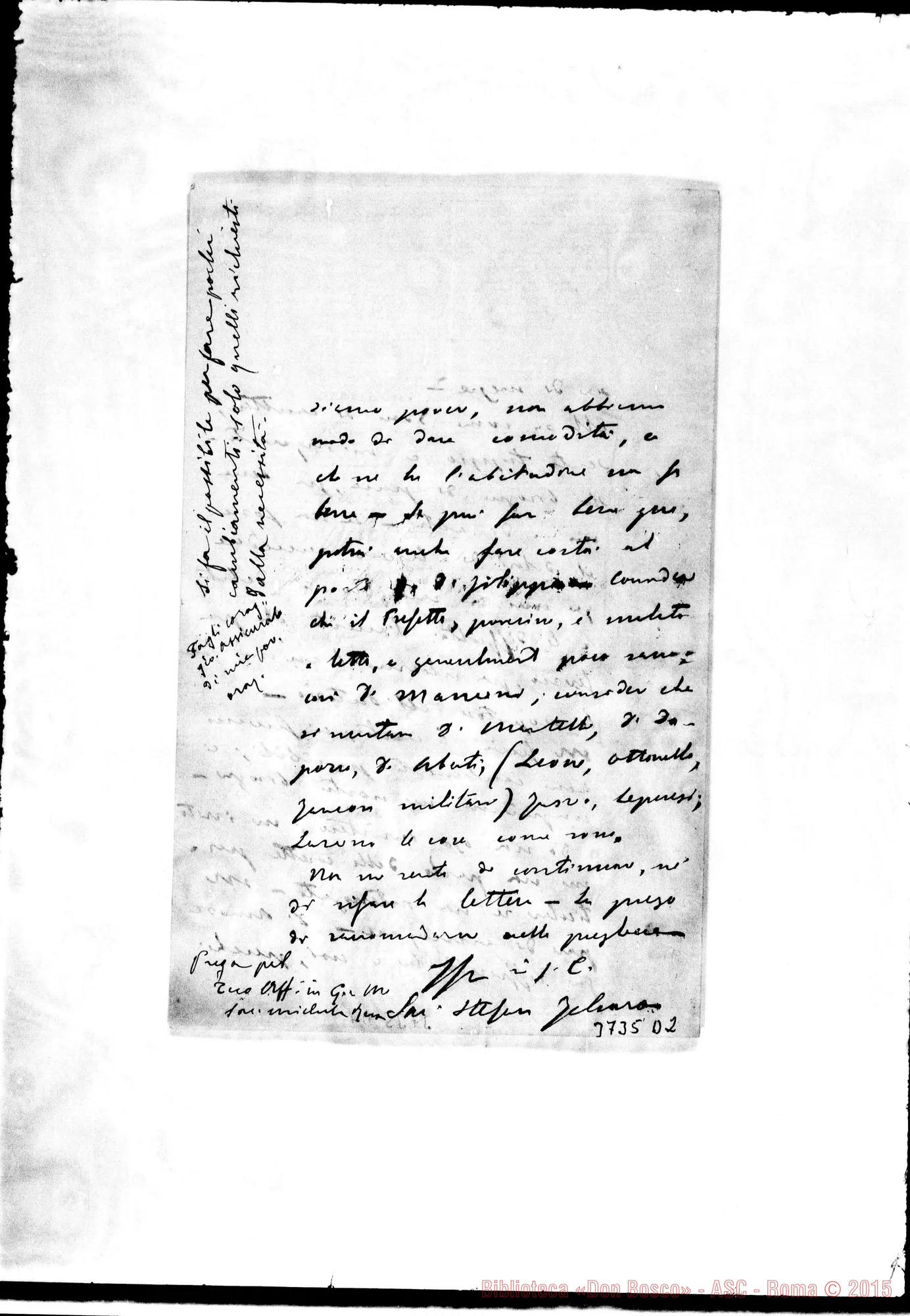 Fotogramma D 2 — « « Firenze, 4-10-1897 Autogr. Rua