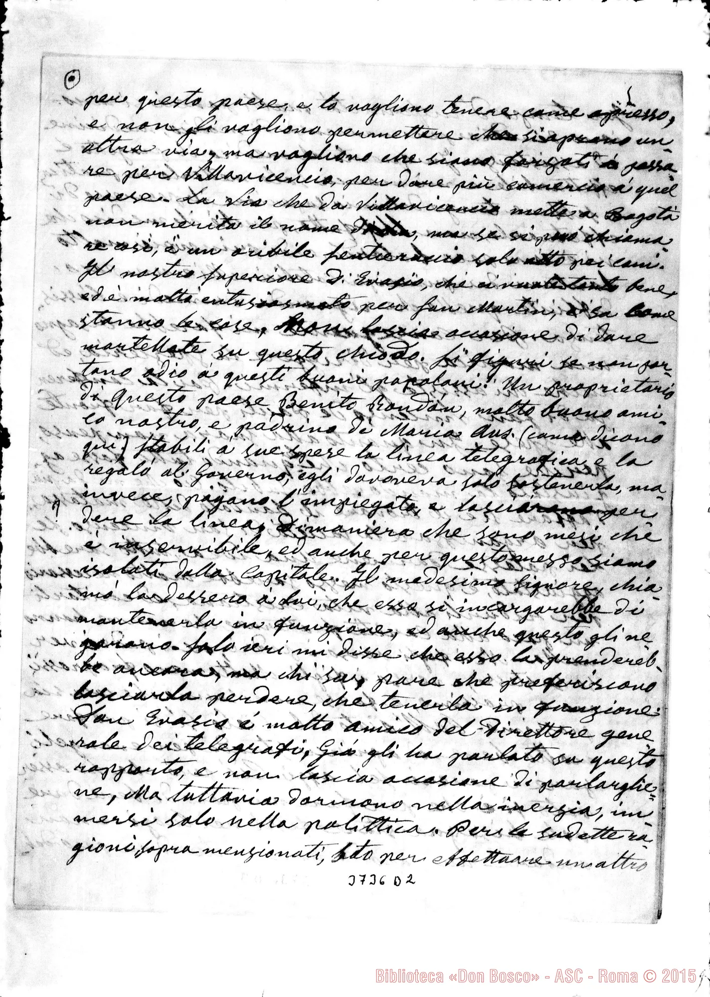 Fotogramma D 2 — San Martin, 8-06-1896 Autogr. Rua
