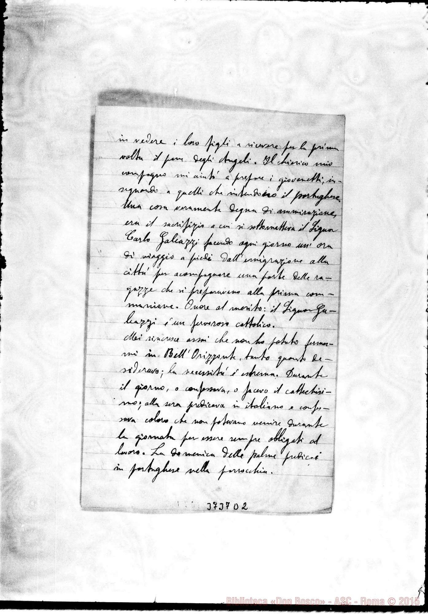 Fotogramma D 2 — « « « Minas, 15-04-1897 Autogr. Rua