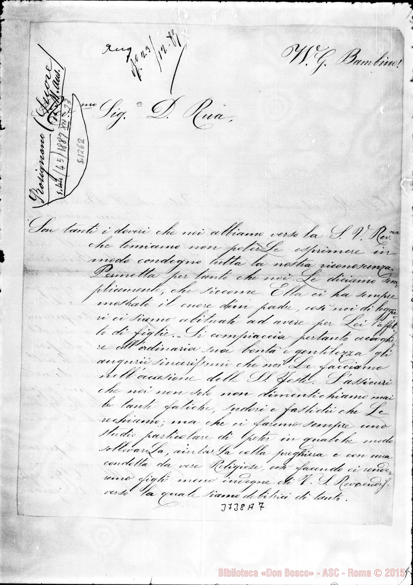 Fotogramma A 7 — « « Rosignano, 23-12-1887