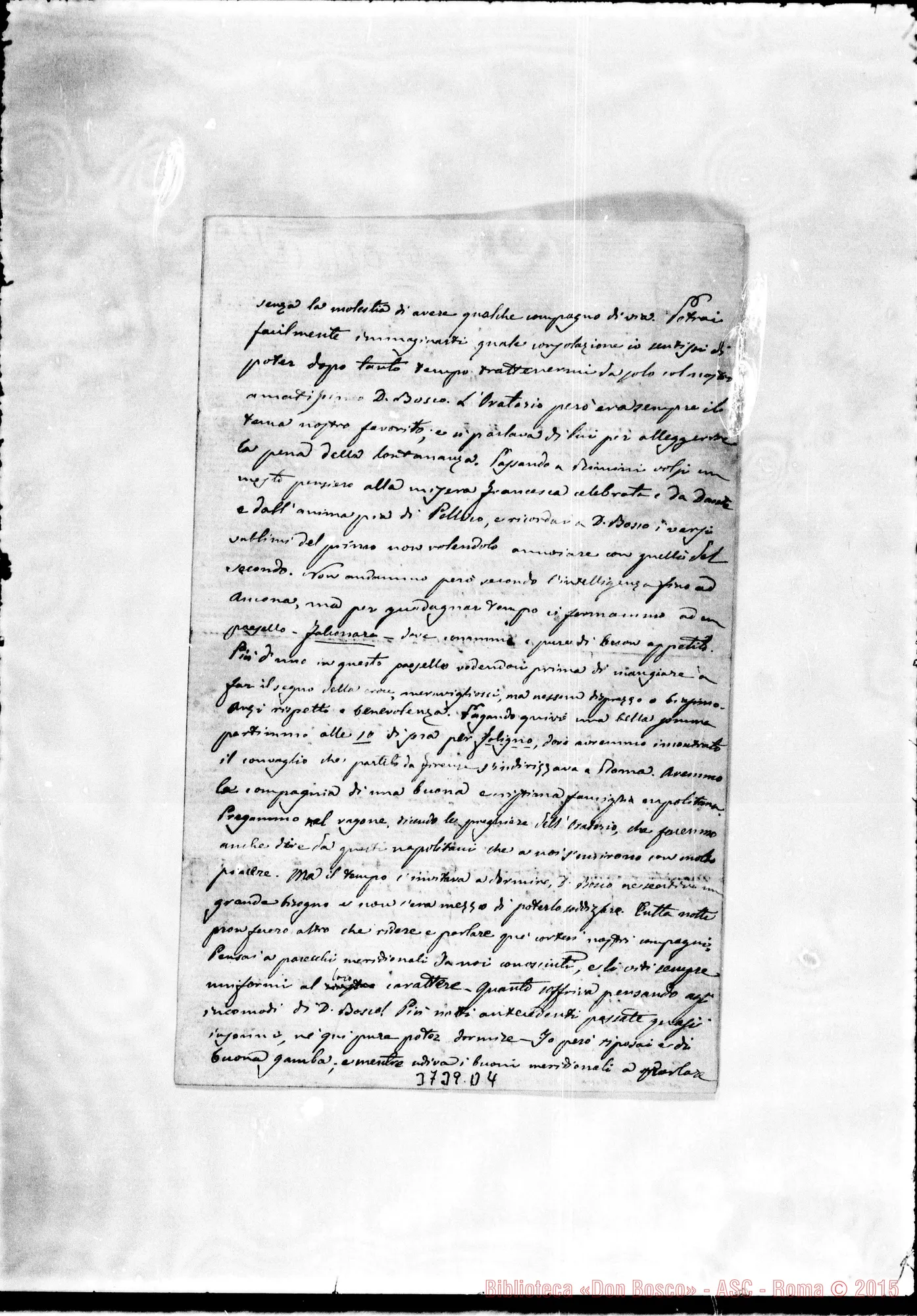 Fotogramma D 4 — « « « Roma, 9-01-1867