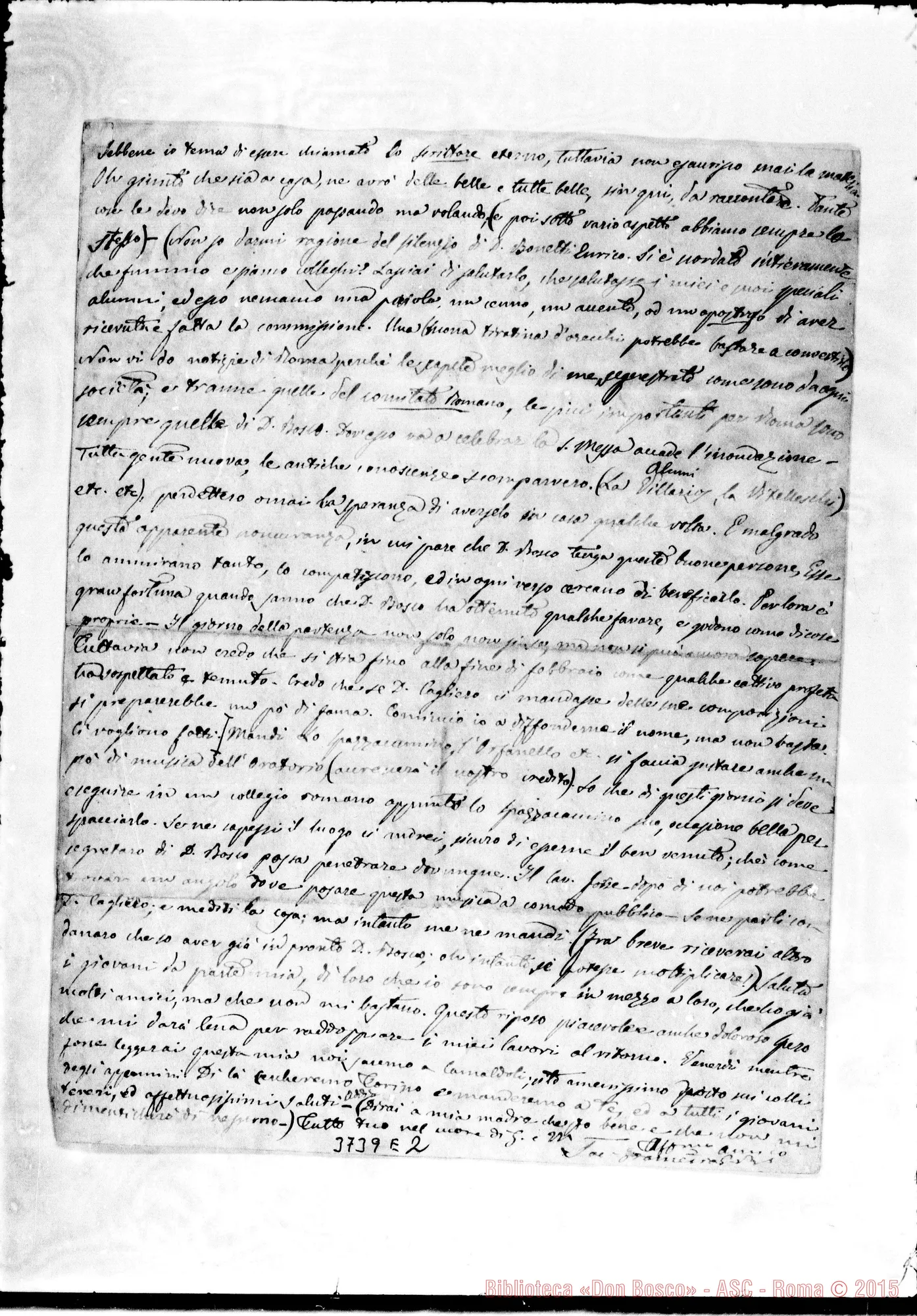 Fotogramma E 2 — « « « Roma, 6-02-1867