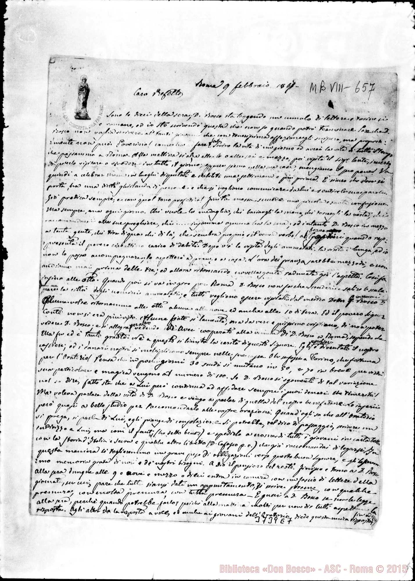 Fotogramma E 7 — « « « Roma, 9-02-1867