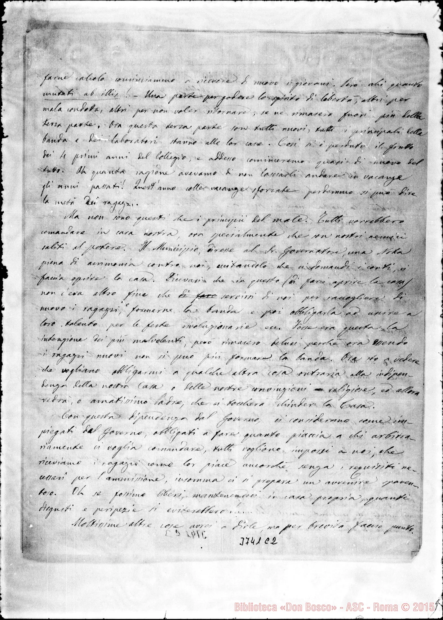 Fotogramma C 2 — « « Riobamba, 25-10-1895 Autogr. Rua