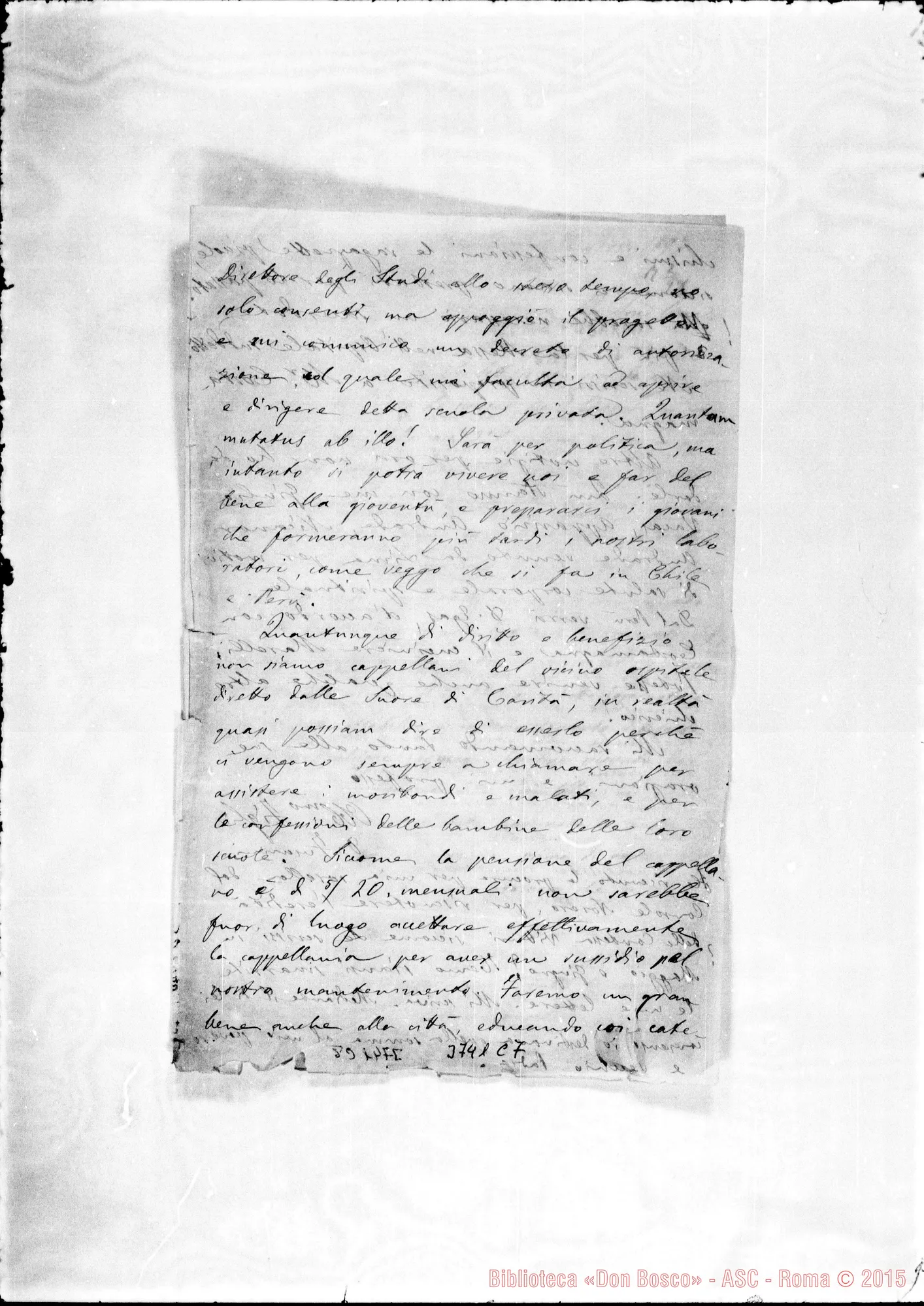 Fotogramma C 7 — « « Riobamba, 20-11-1897 Autogr. Rua