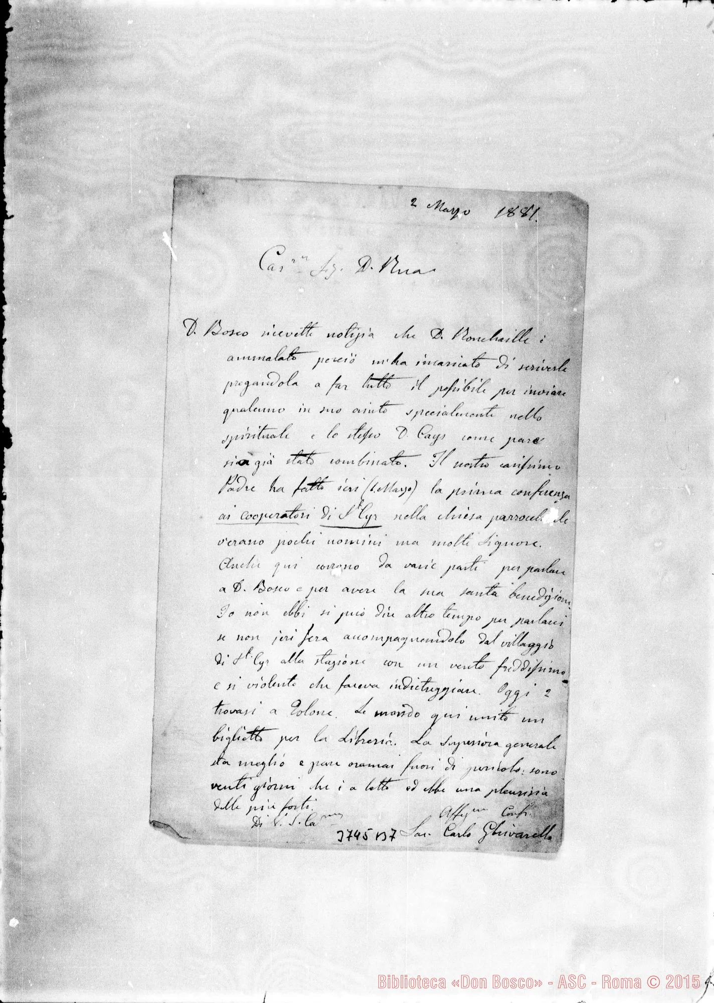 Fotogramma B 7 — « « St. Cyr, 2-03-1881