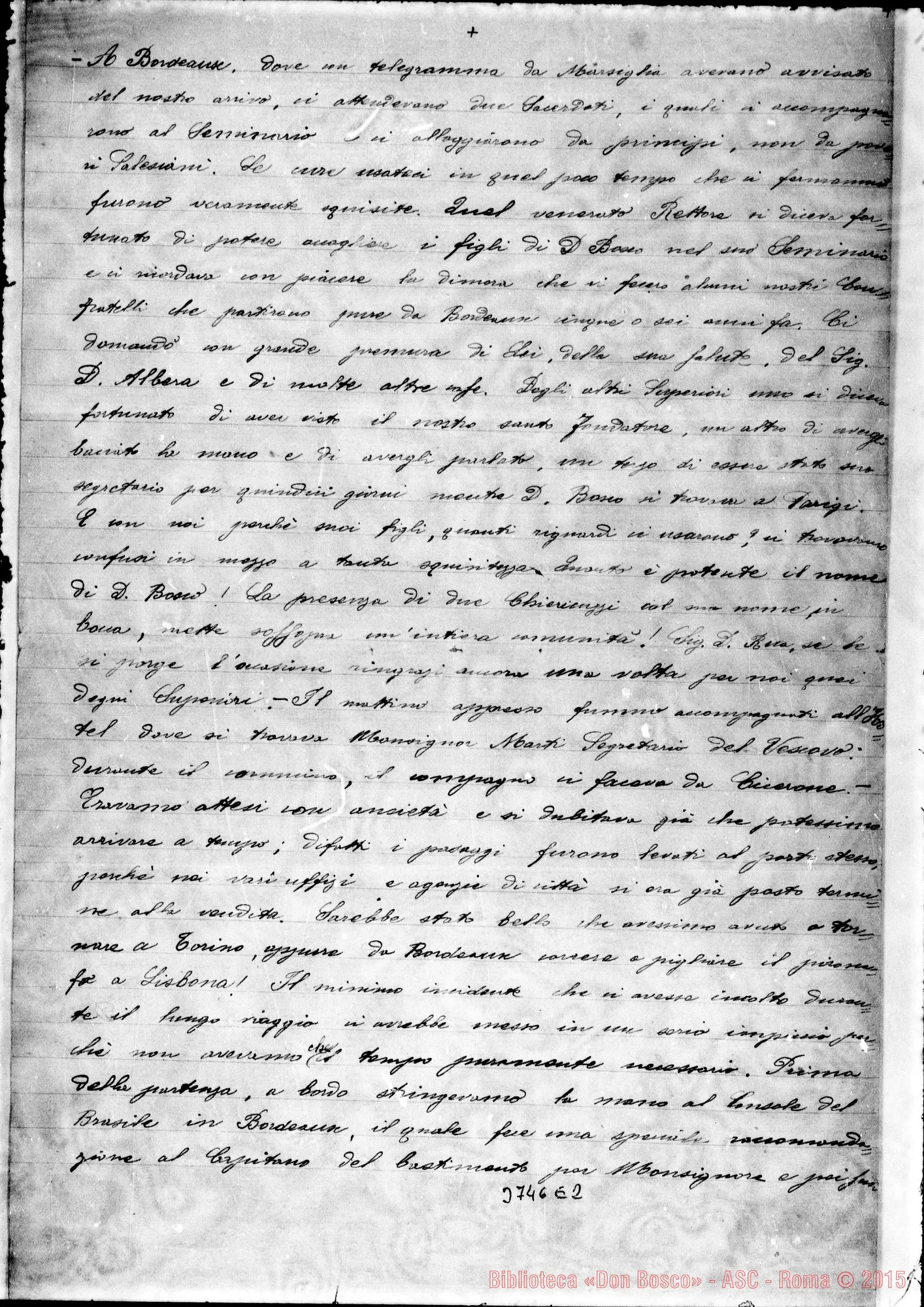 Fotogramma E 2 — Giudici Luigi, ch. Lorena, 1-01-1897 Autogr. Rua