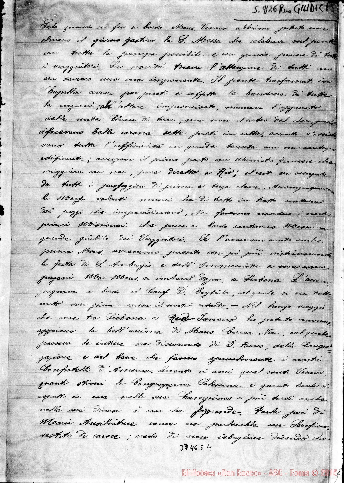Fotogramma E 4 — Giudici Luigi, ch. Lorena, 1-01-1897 Autogr. Rua