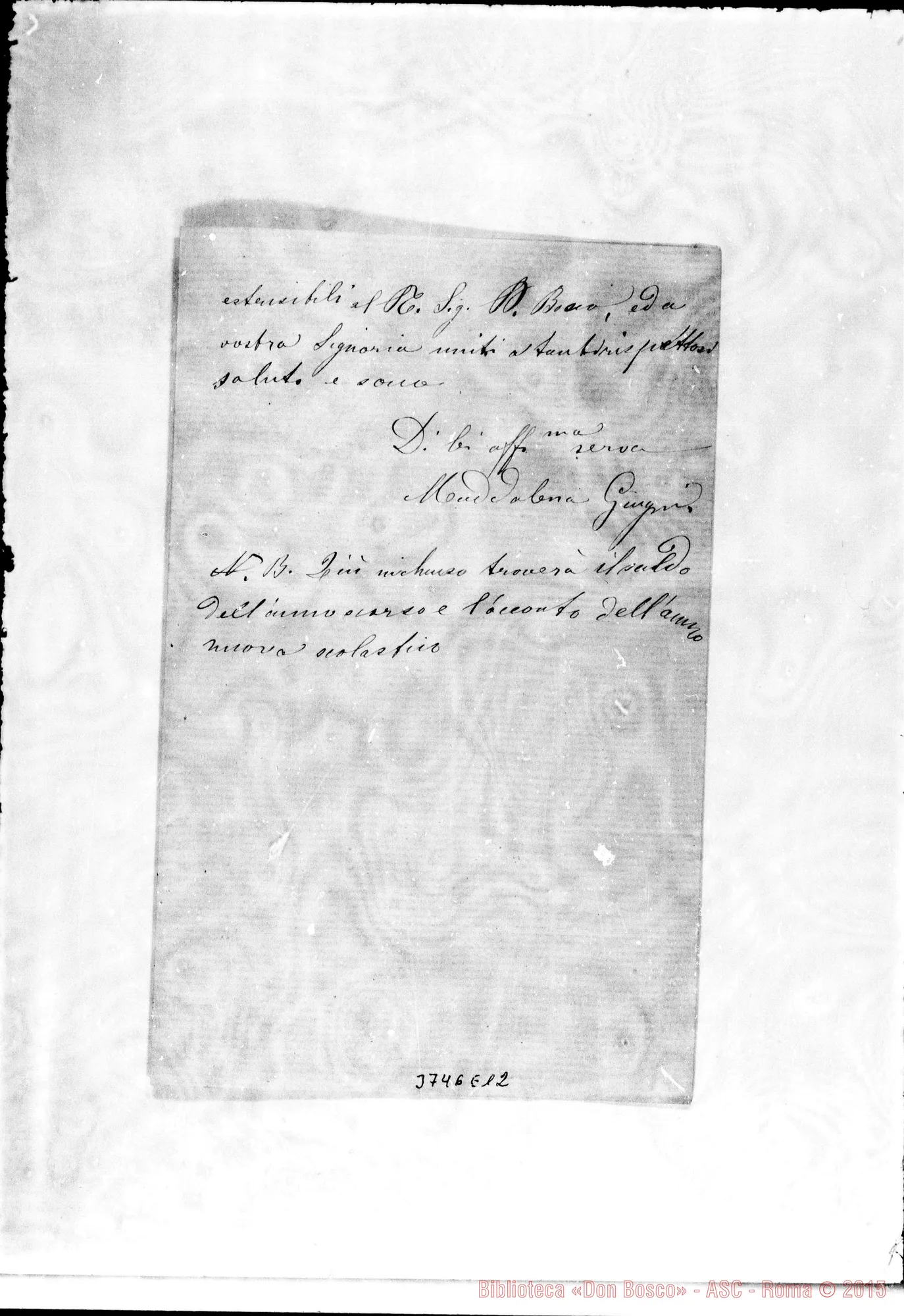 Fotogramma E 12 — Giugni Maddalena Locamo, 26-07-1867