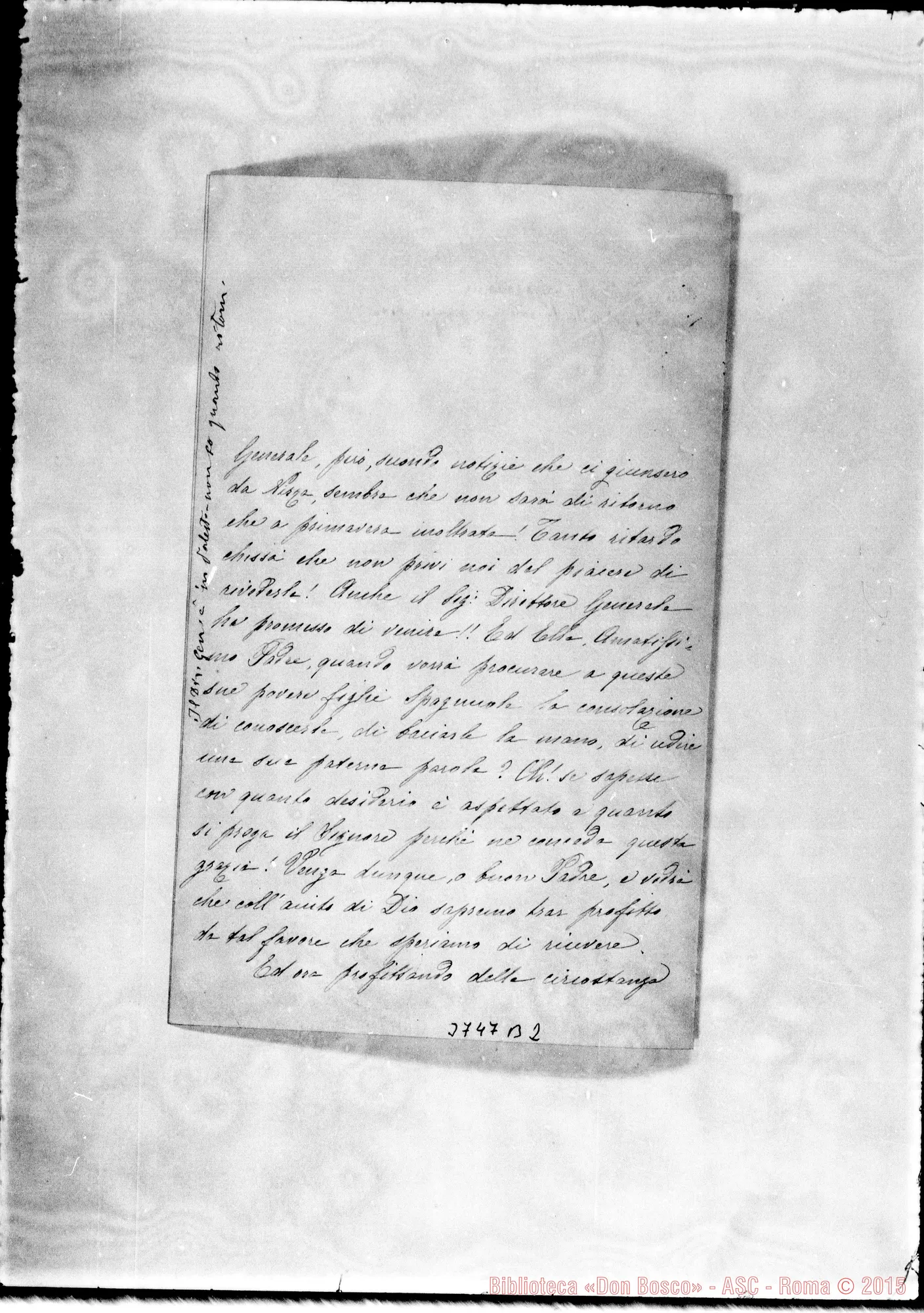 Fotogramma B 2 — « « Sarria, 20-10-1896 Autogr. Rua
