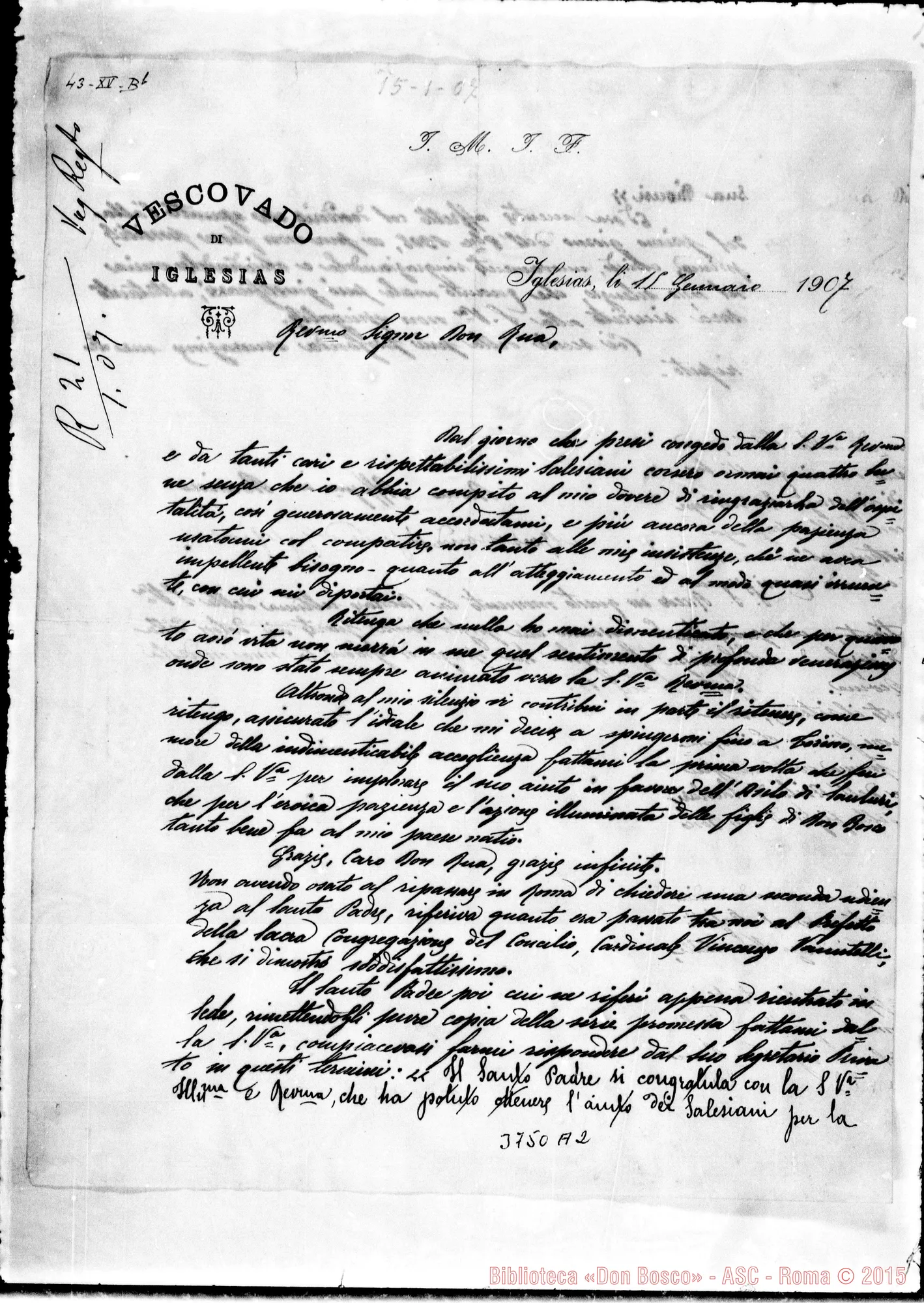 Fotogramma A 2 — Ingheo Raimondo, vesc. di Iglesias, 15-01-1907