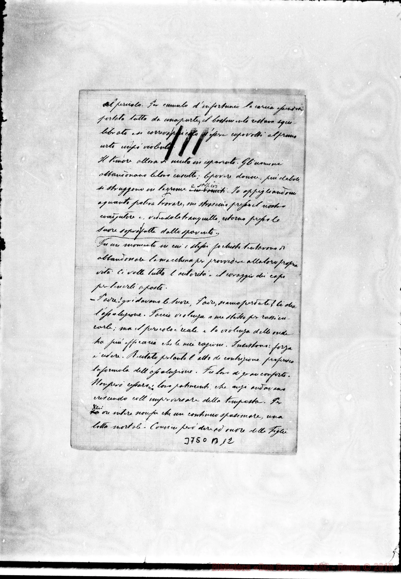 Fotogramma B 12 — Josephidis Antonio, SDB La Marsa, 7-01-1895 Autogr. Rua