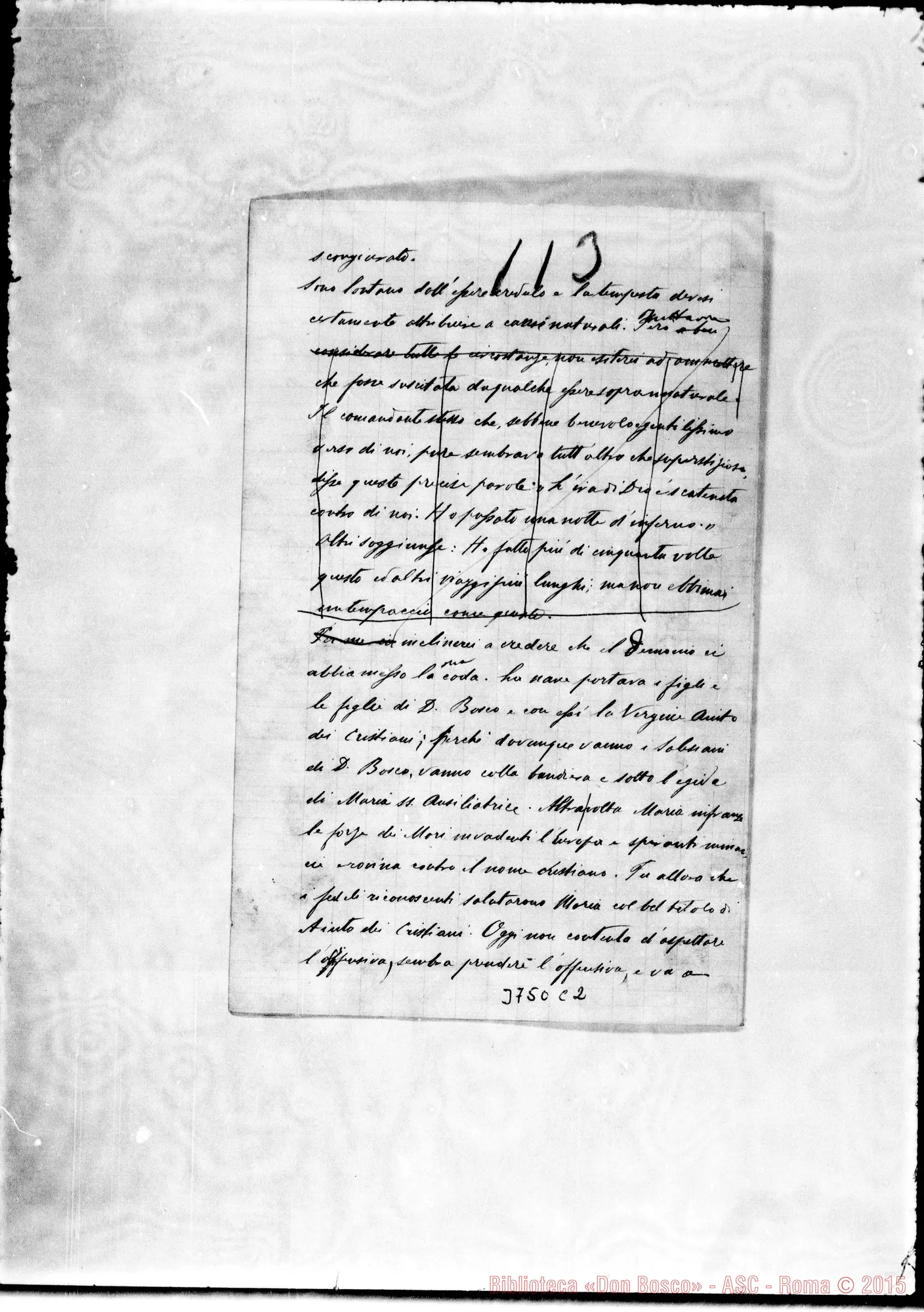 Fotogramma C 2 — Josephidis Antonio, SDB La Marsa, 7-01-1895 Autogr. Rua