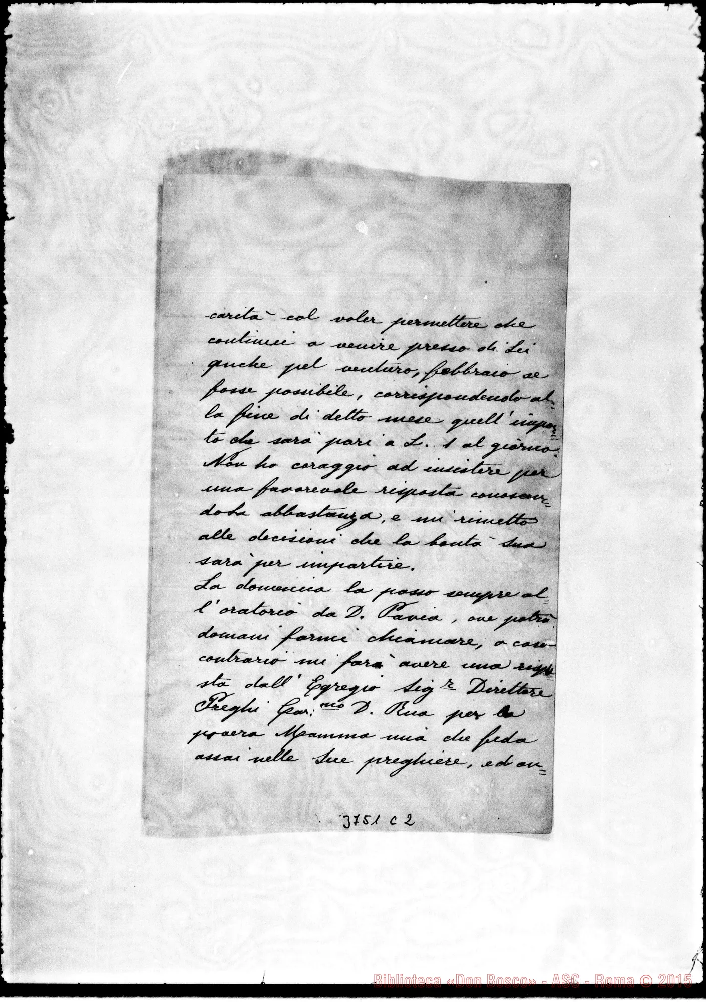 Fotogramma C 2 — Laiatta Alberto s.l. s.d. Autogr. Rua