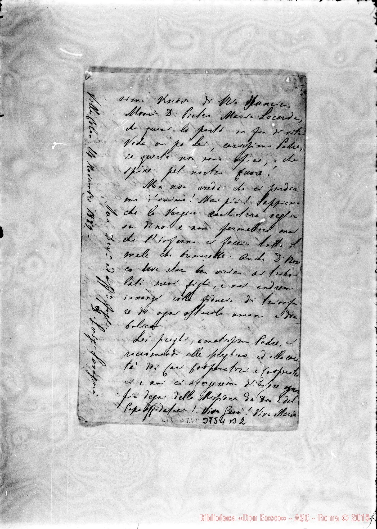 Fotogramma B 2 — « « Villa Colón, 14-11-1889 Autogr. Rua