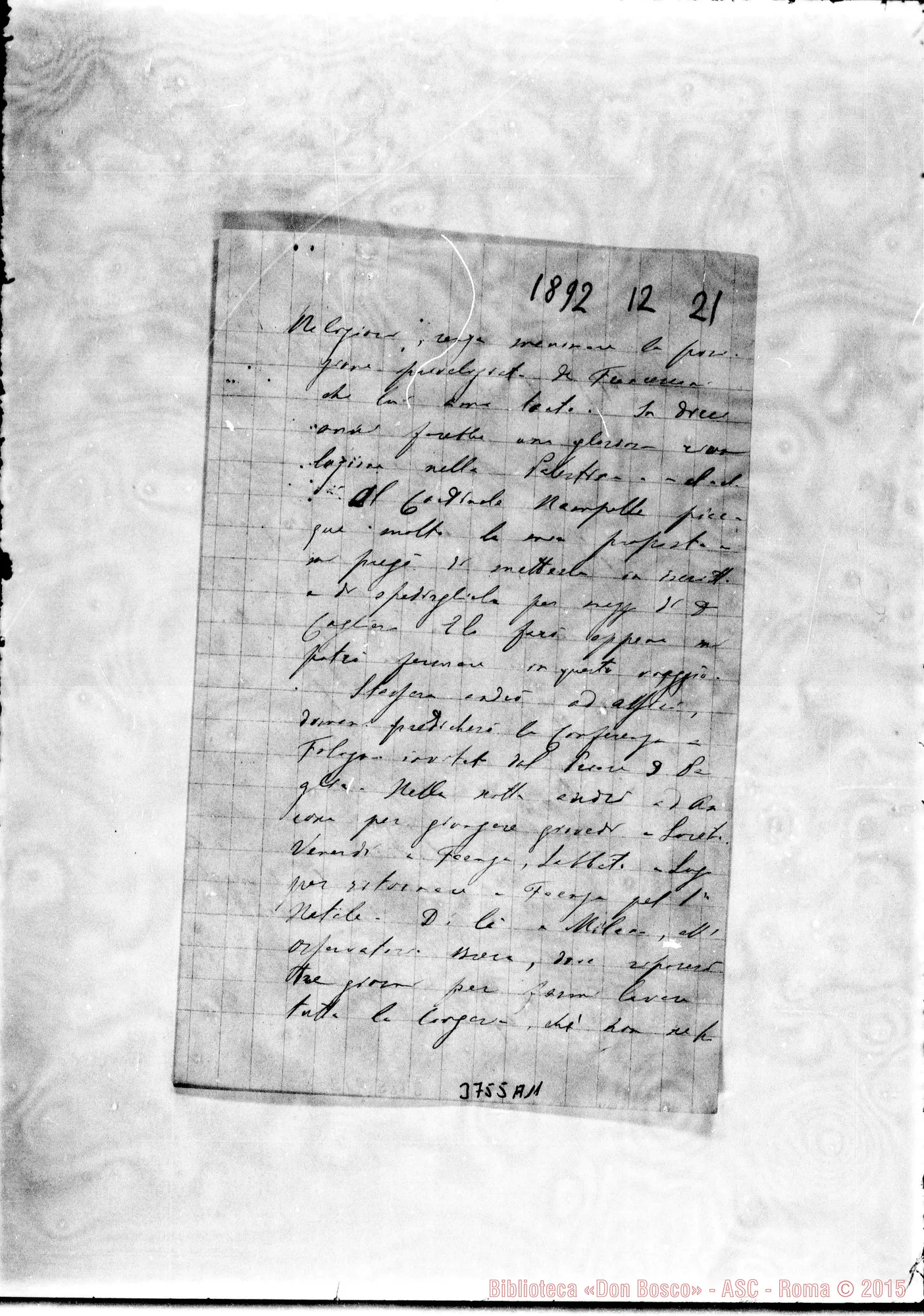 Fotogramma A 11 — « « Cannara, 21-12-1892