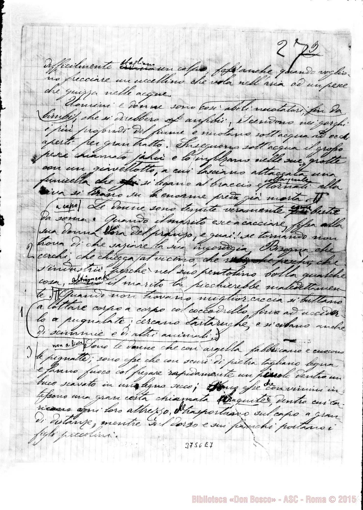 Fotogramma E 7 — « « Dal «Ladario», 20-07-1894