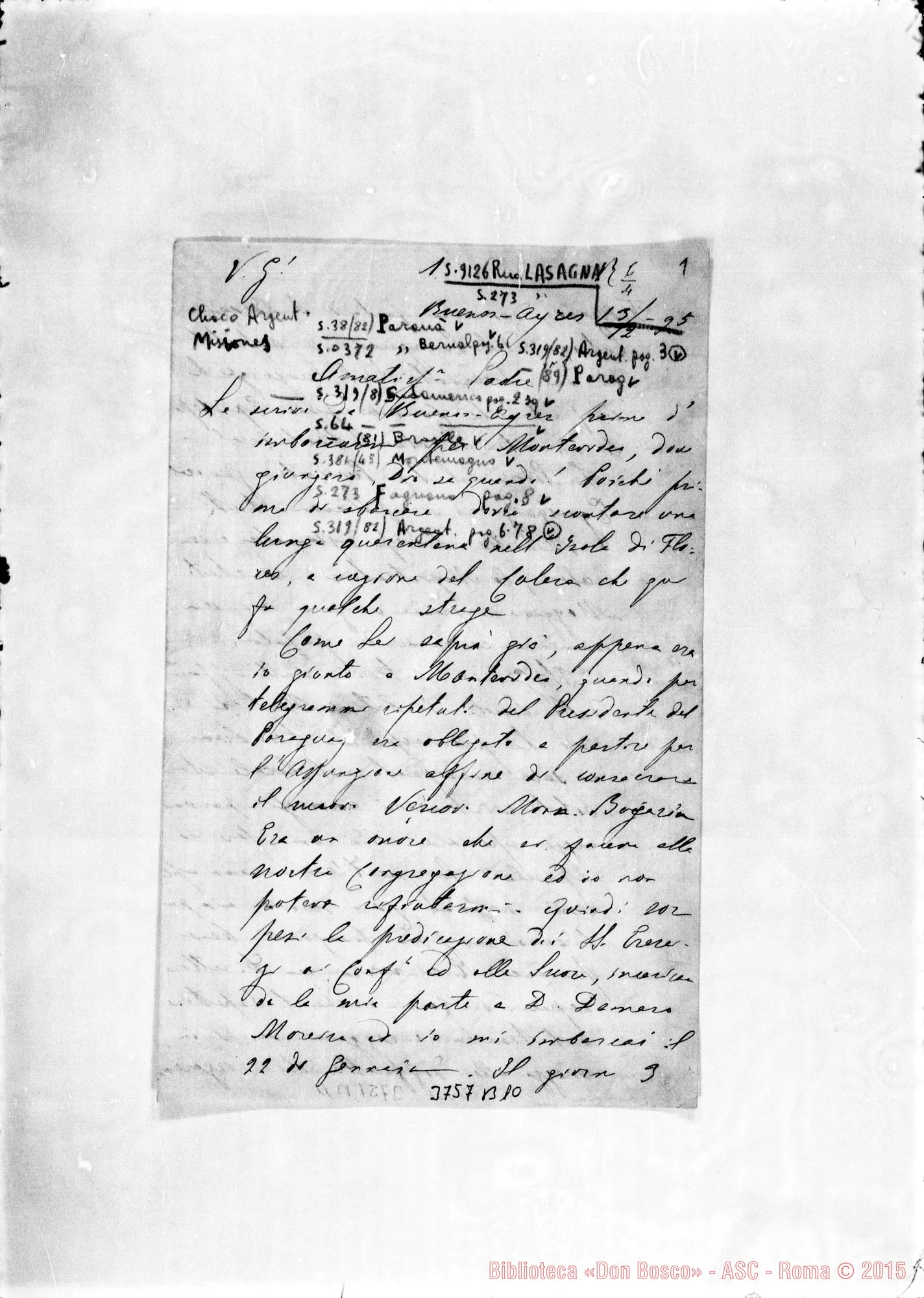 Fotogramma B 10 — « « Buenos Aires, 13-02-1895