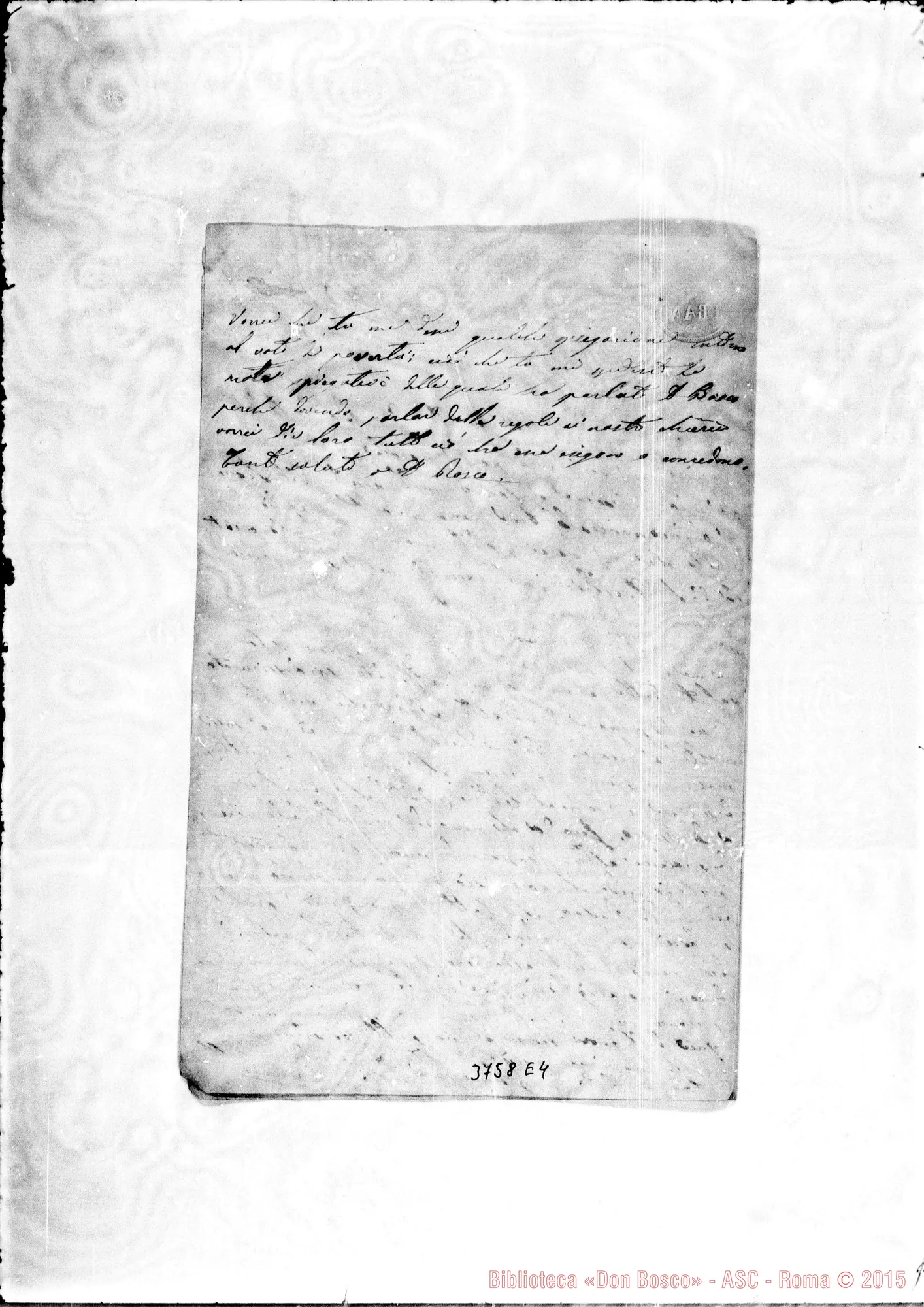 Fotogramma E 4 — Lemoyne Giov. Batt., SDB Lanzo, 23-11-1868