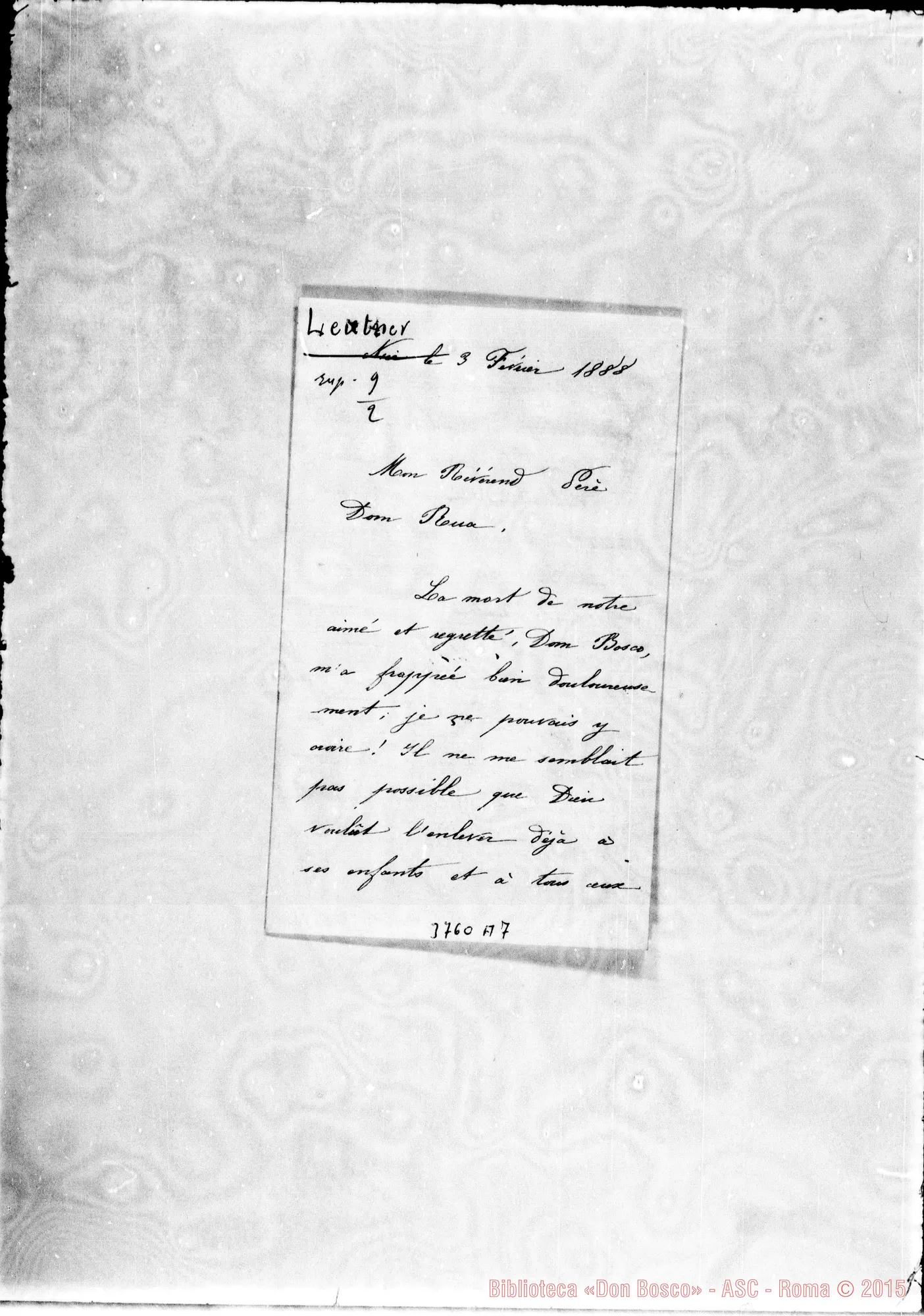 Fotogramma A 7 — Leutner E. Nice, 3-02-1888