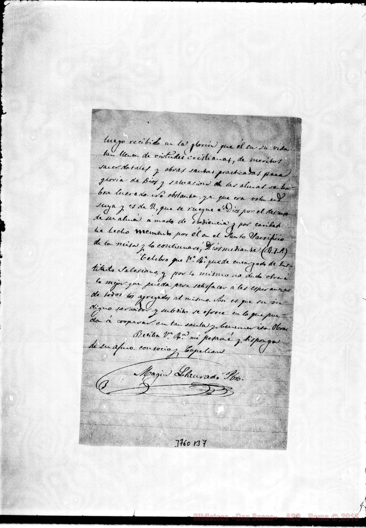 Fotogramma B 7 — Llaurado Magin, sac. Reus, 6-02-1888