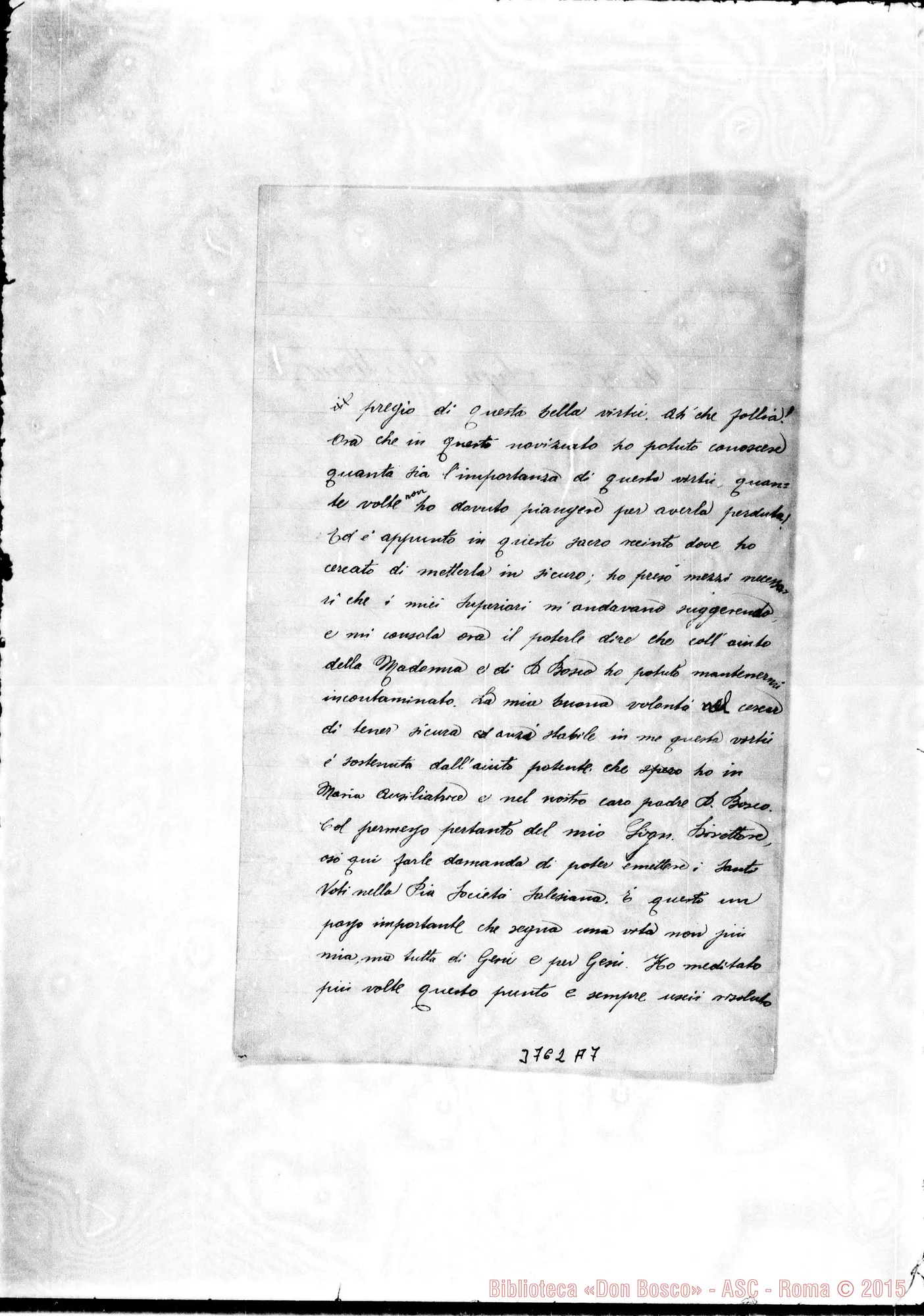Fotogramma A 7 — Mainerò Maurizio, SDB Ivrea, 21-07-1898