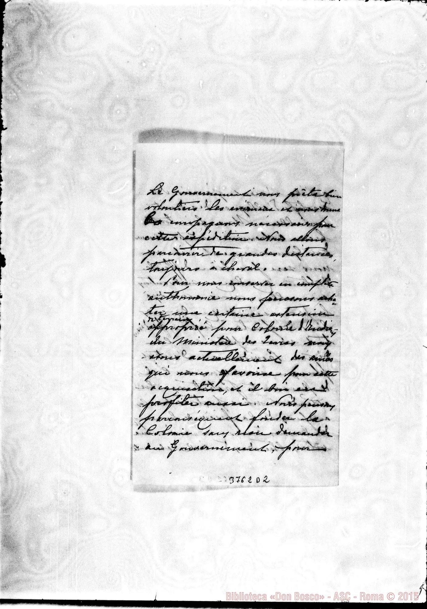 Fotogramma D 2 — « « s.l. s.d. Autogr. Rua