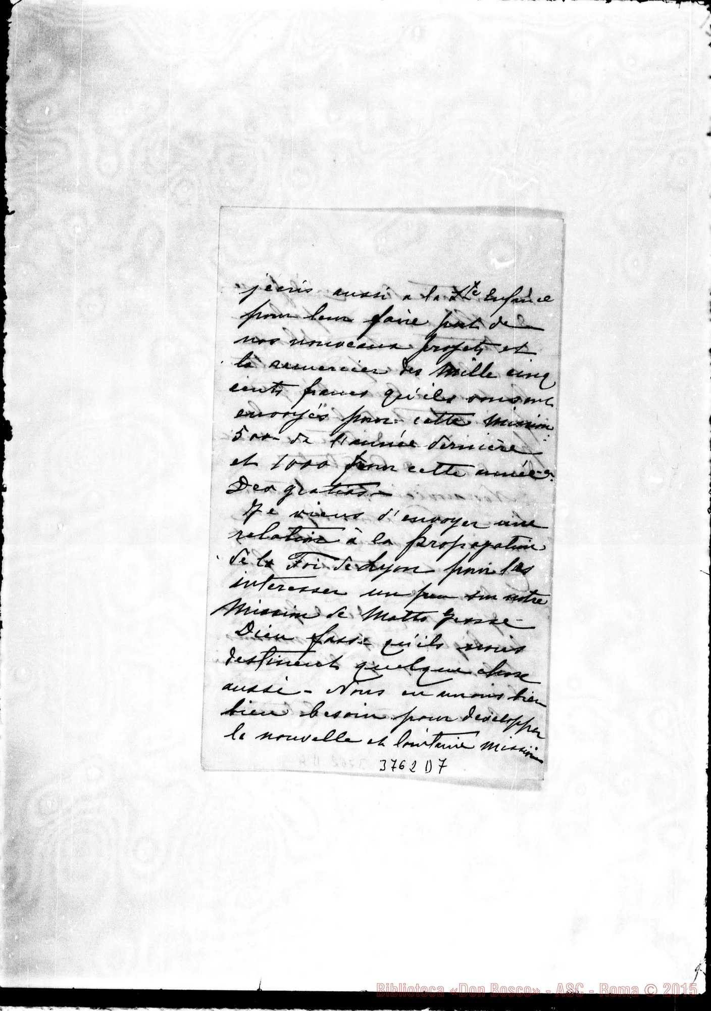 Fotogramma D 7 — « « s.l. s.d. Autogr. Rua