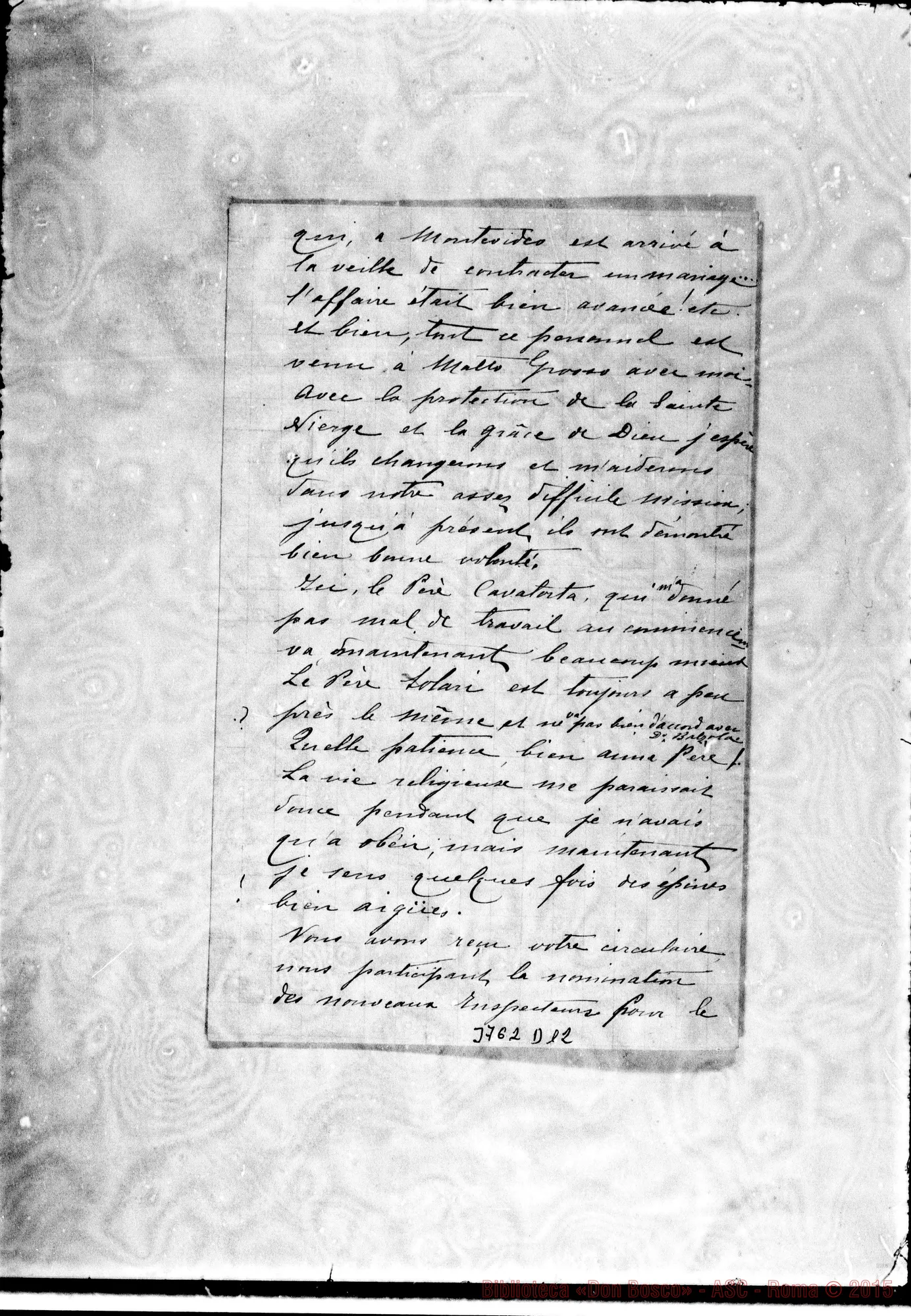 Fotogramma D 12 — « « Cuyabà, 4-04-1896 Autogr. Rua