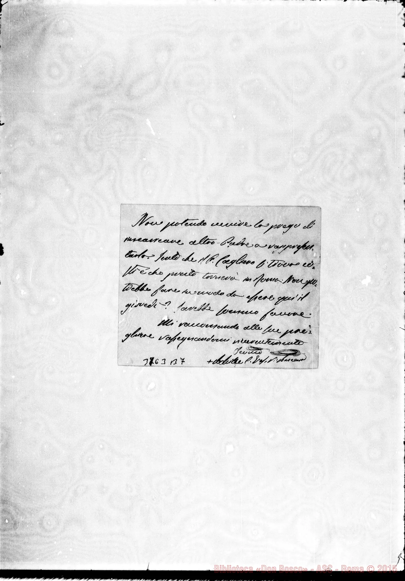 Fotogramma B 7 — « « Ancona, 29-07-1899 Biglietto