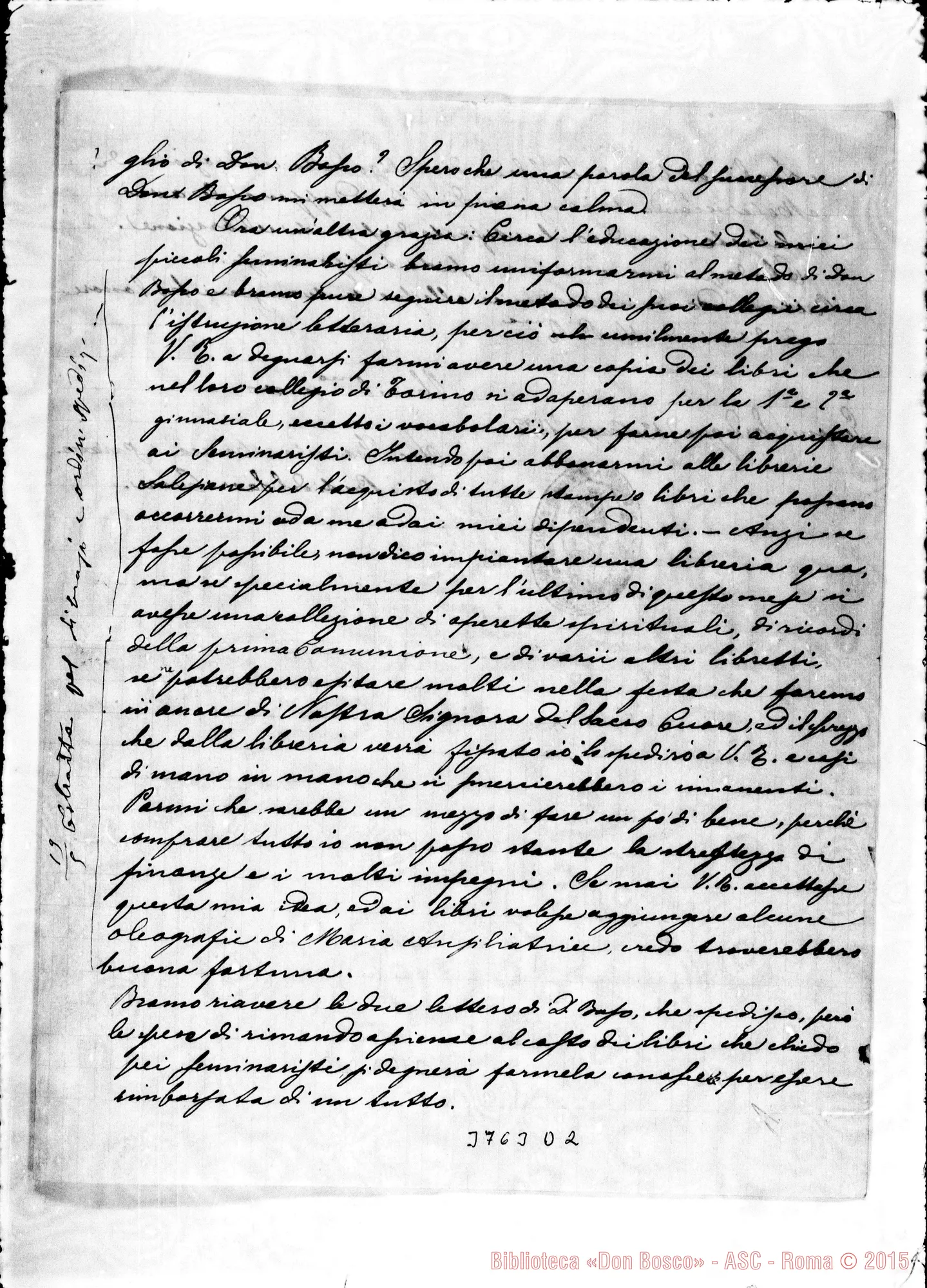 Fotogramma D 2 — Manca Francesco, sac. Genoni, 13-05-1892 Autogr. Rua