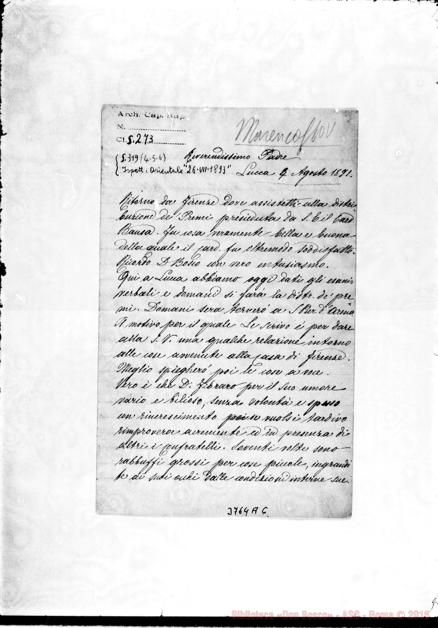 Fotogramma A 6 — « « Lucca, 4-08-1891