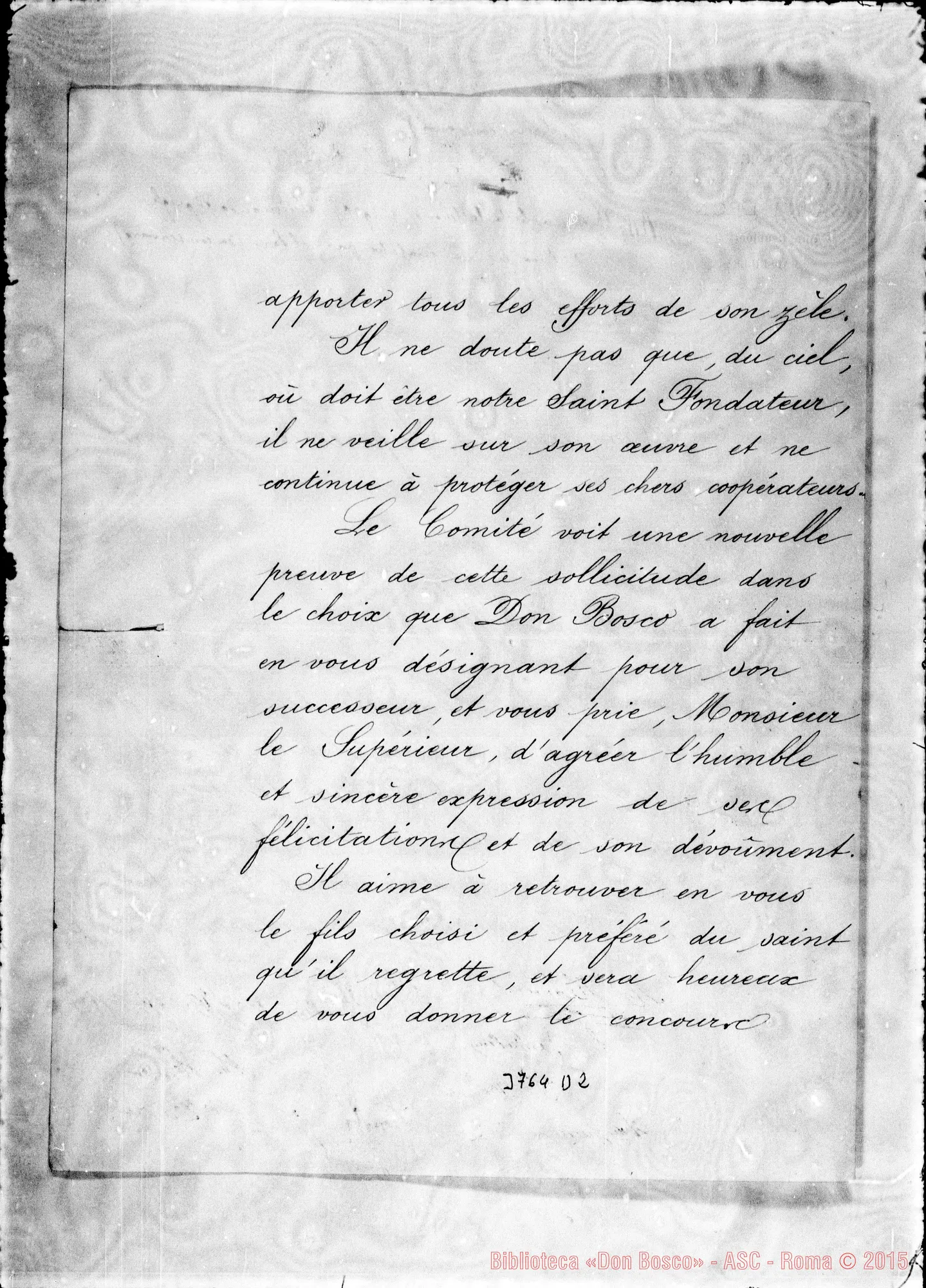 Fotogramma D 2 — MARSEILLE, cooperatrici Marseille, 12-03-1888 Autogr. Rua Sul retro lett. di D. Guiol