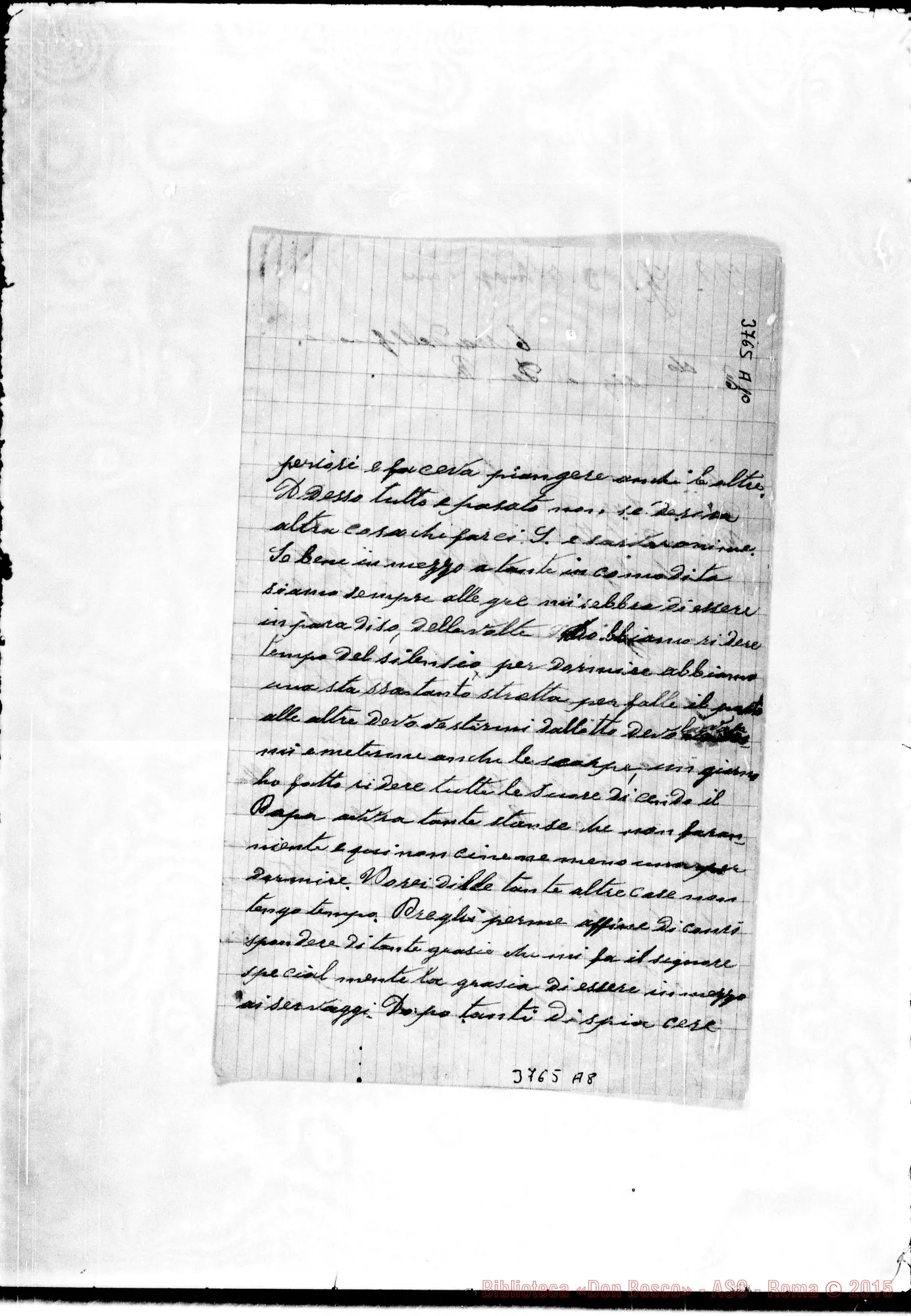 Fotogramma A 8 — Massobrio Rosina, FMA Tierra del F., s.d. Autogr. Rua