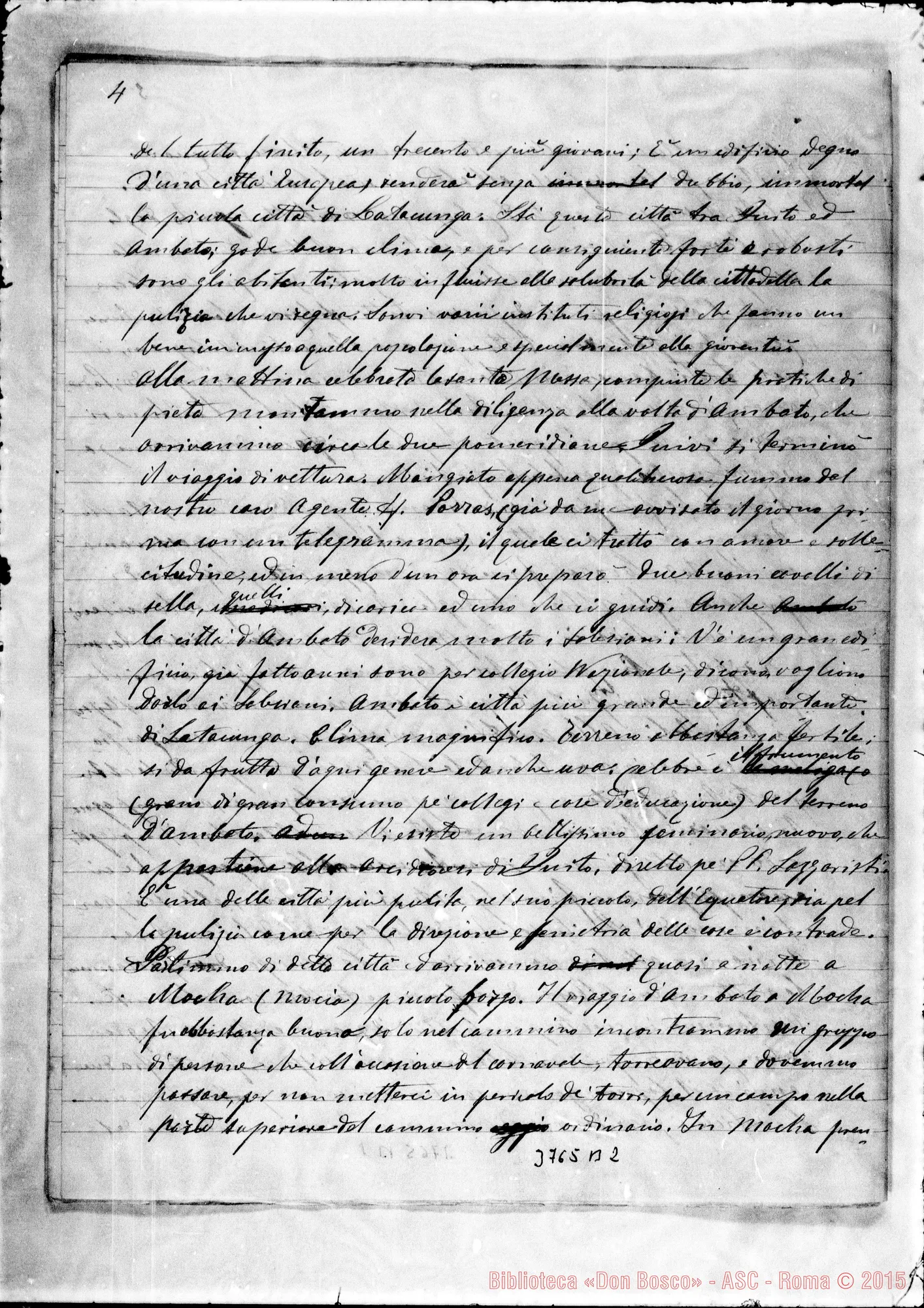 Fotogramma B 2 — Mattana Francesco, SDB Gualaquiza, 26-03-1894