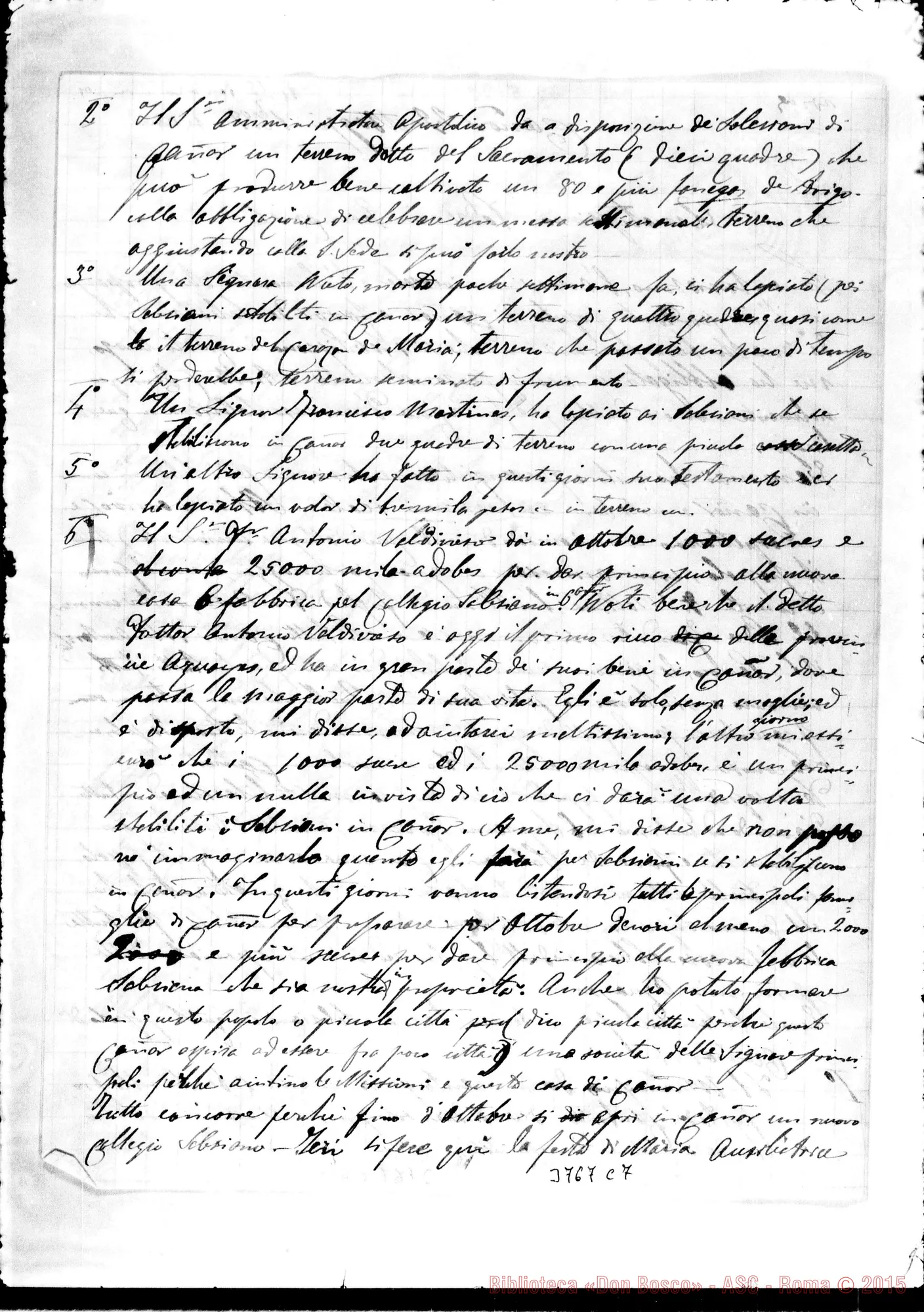 Fotogramma C 7 — « « Canor, 29-05-1899 Autogr. Rua