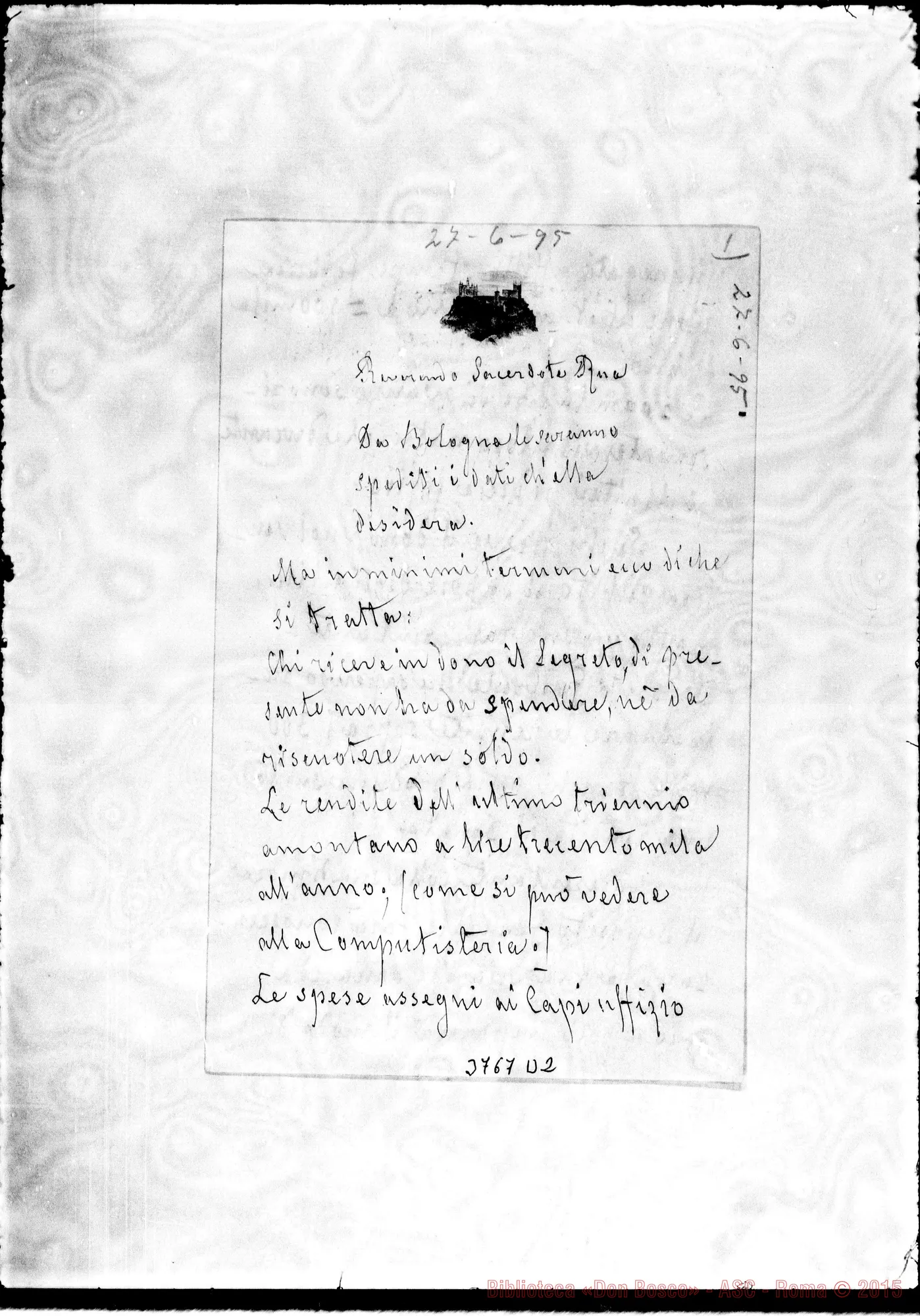 Fotogramma D 2 — « « Rochetta, 27-06-1895