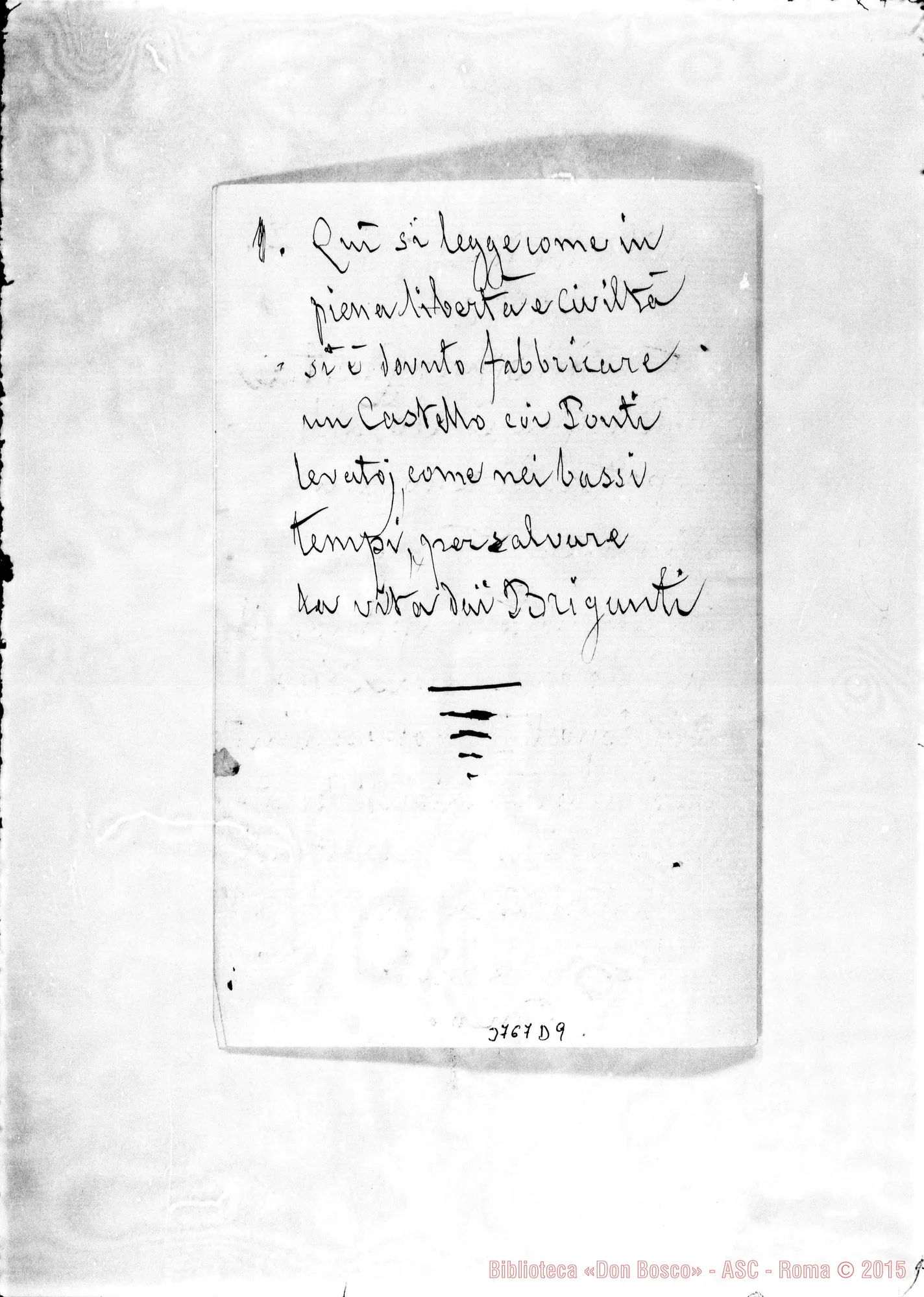 Fotogramma D 9 — « « s.l., 11-08-1895 All.: «Istoria di un assassino…».