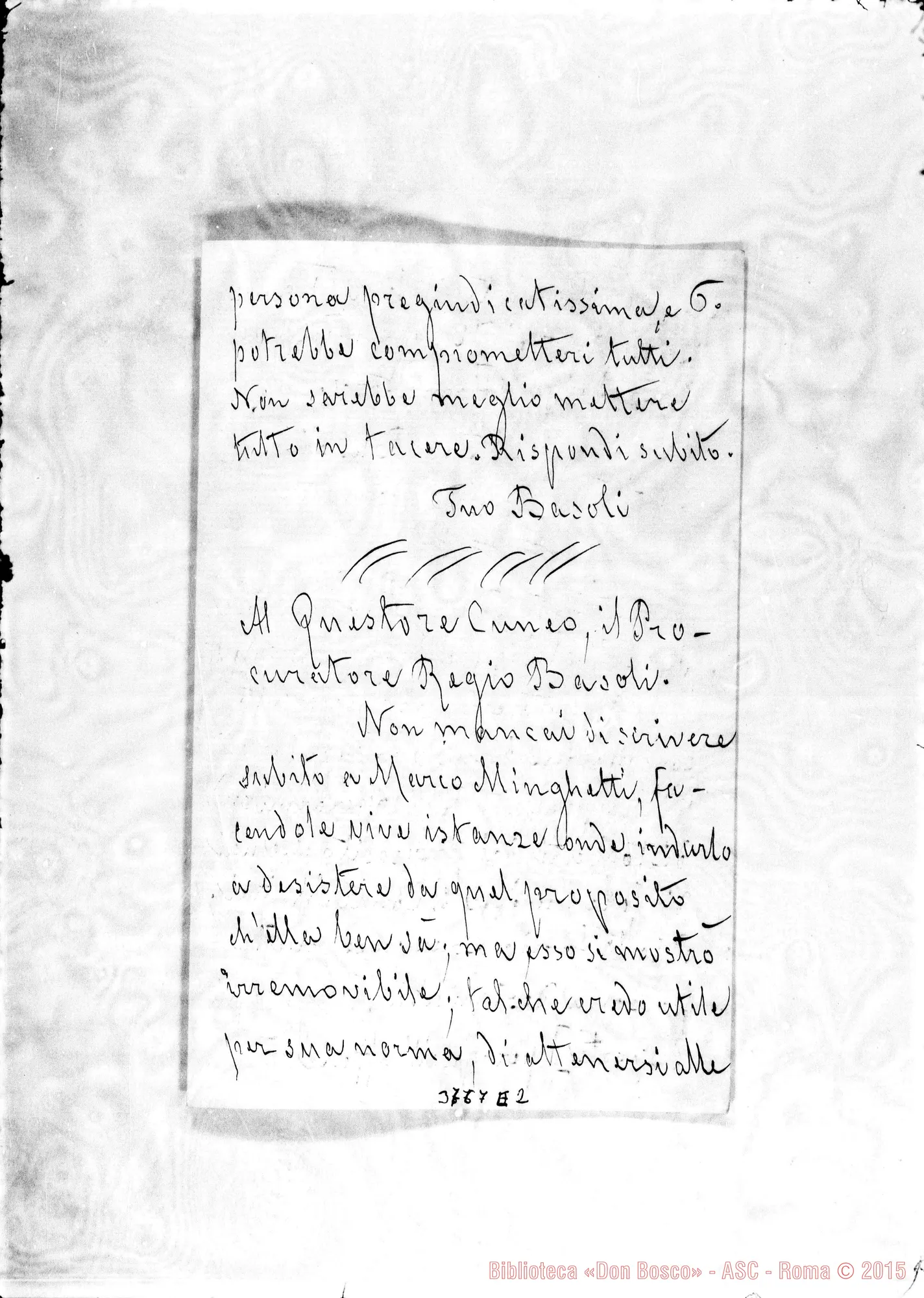 Fotogramma E 2 — « « s.l., 11-08-1895 All.: «Istoria di un assassino…».