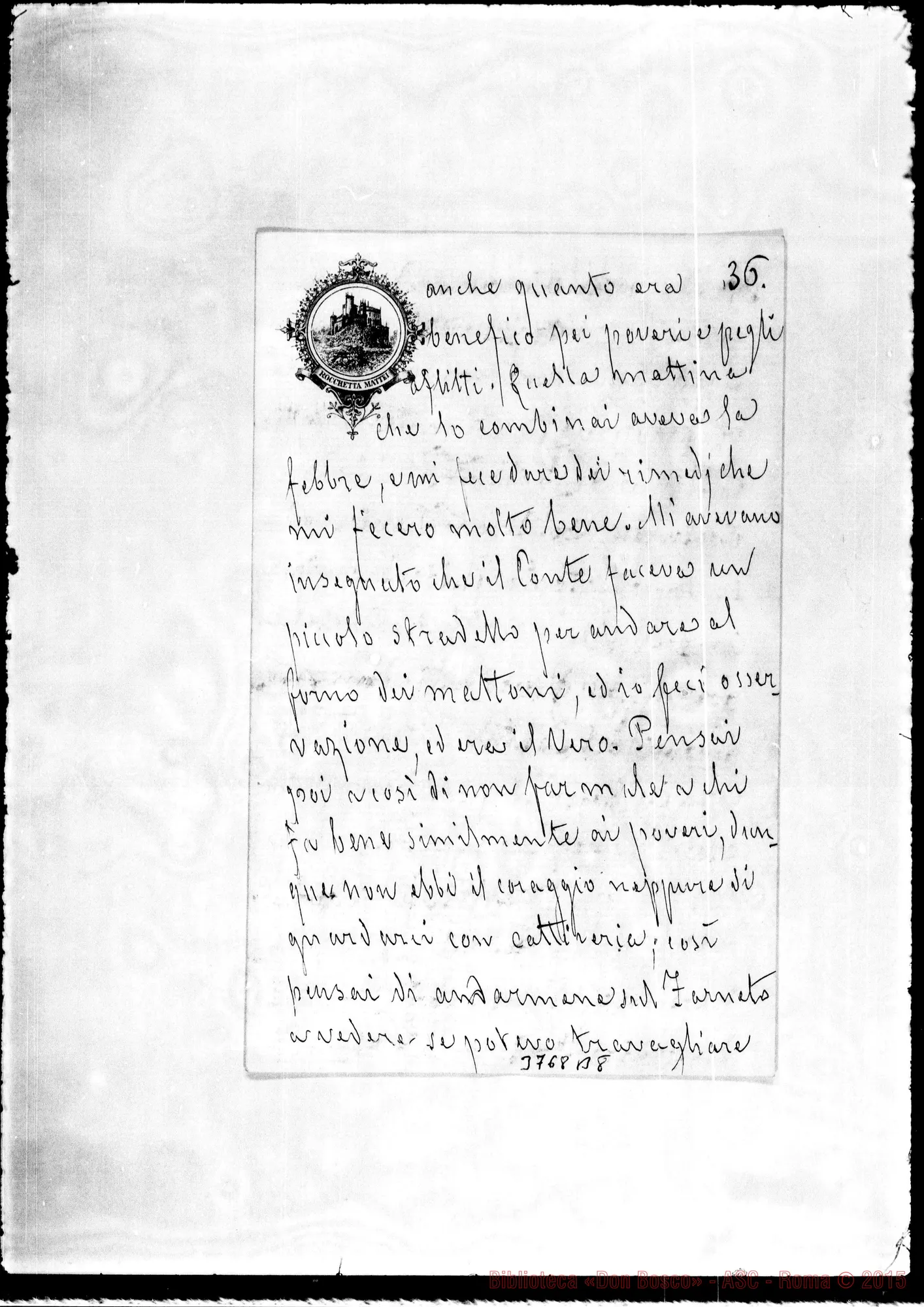 Fotogramma B 8 — « « s.l., 11-08-1895 All.: «Istoria di un assassino…».