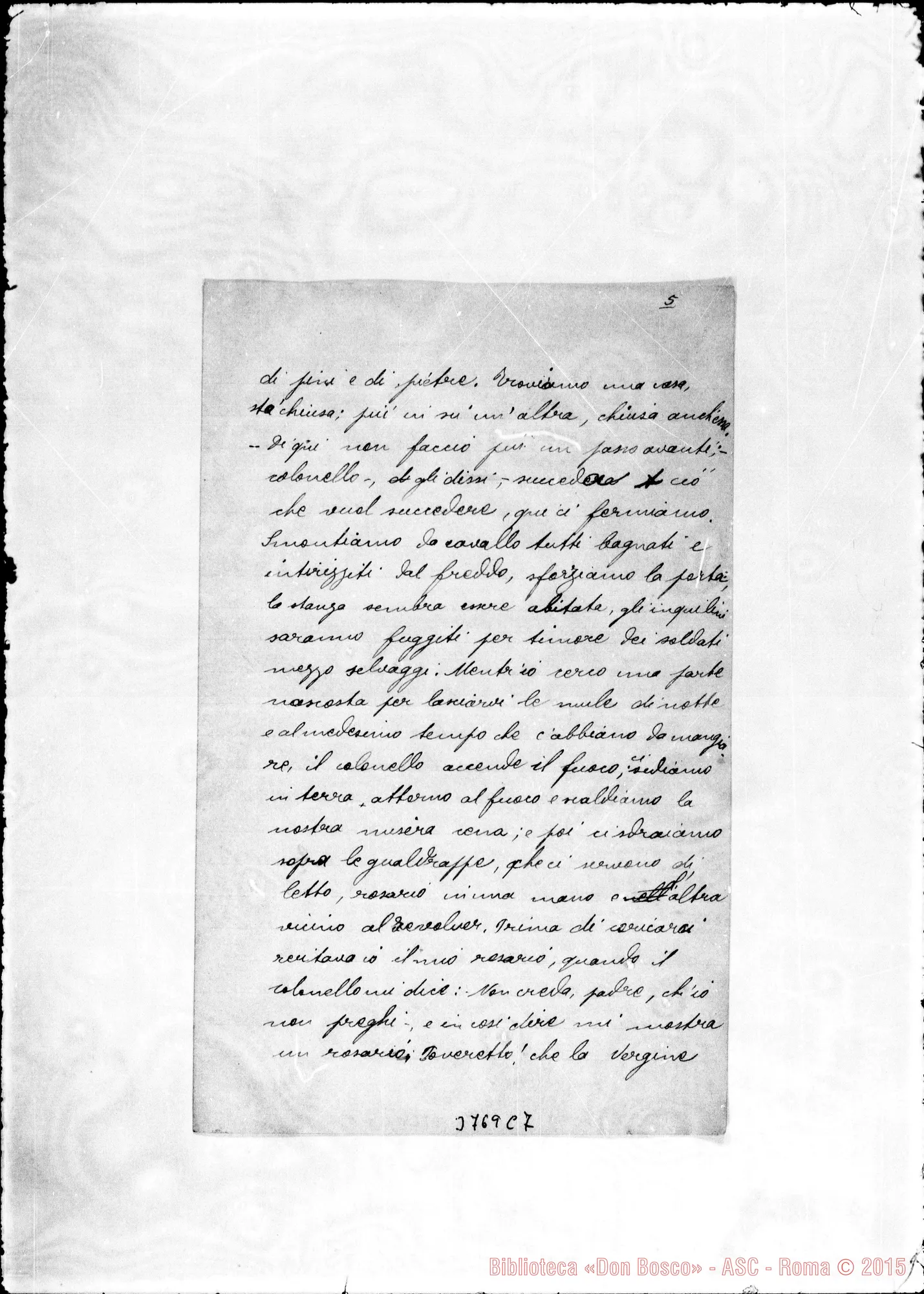 Fotogramma C 7 — Migliavacca Giuseppe, SDB S. Tecla, 31-07-1907 Autogr. Rua